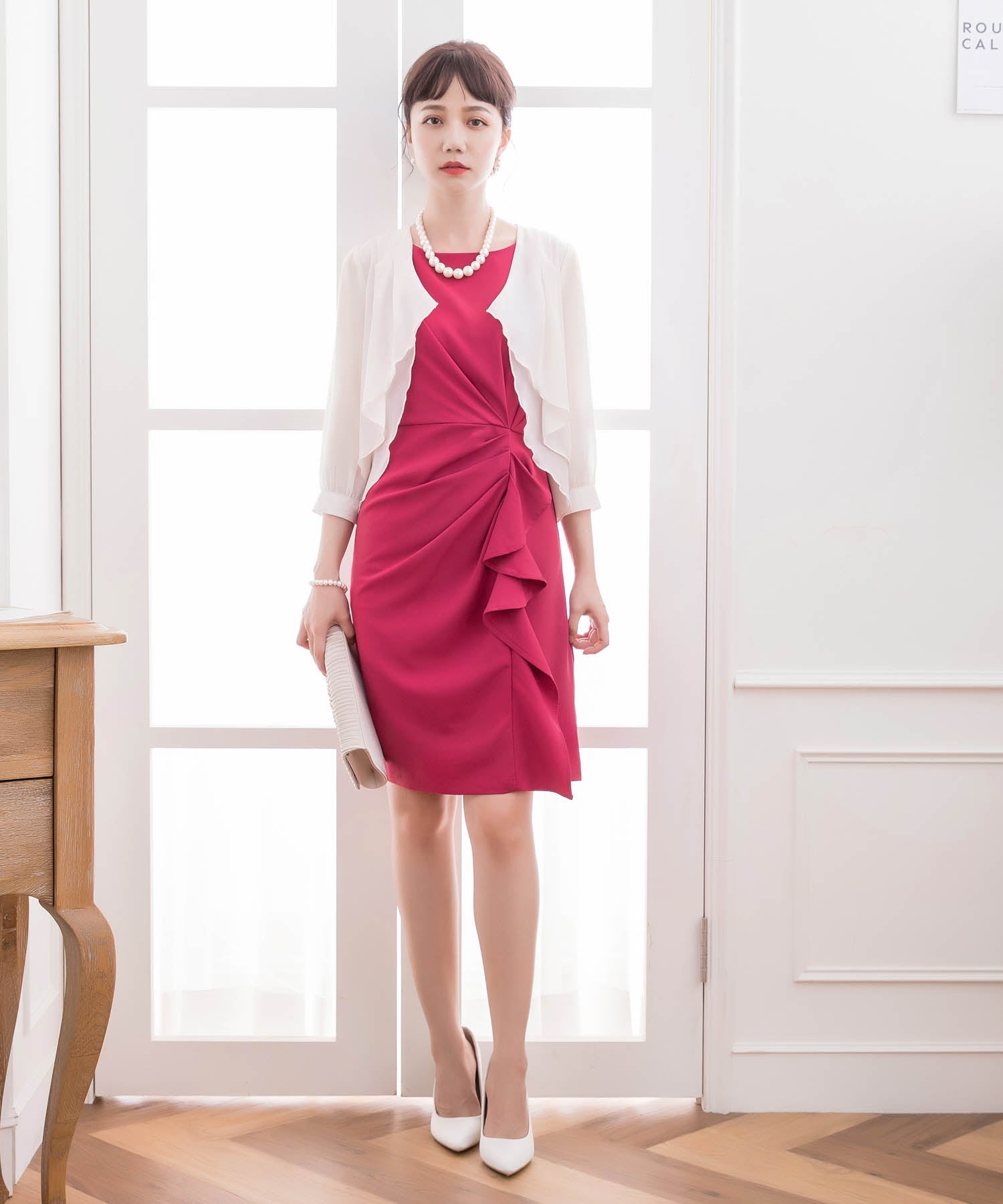 薄手シフォンパーティーボレロcy3391