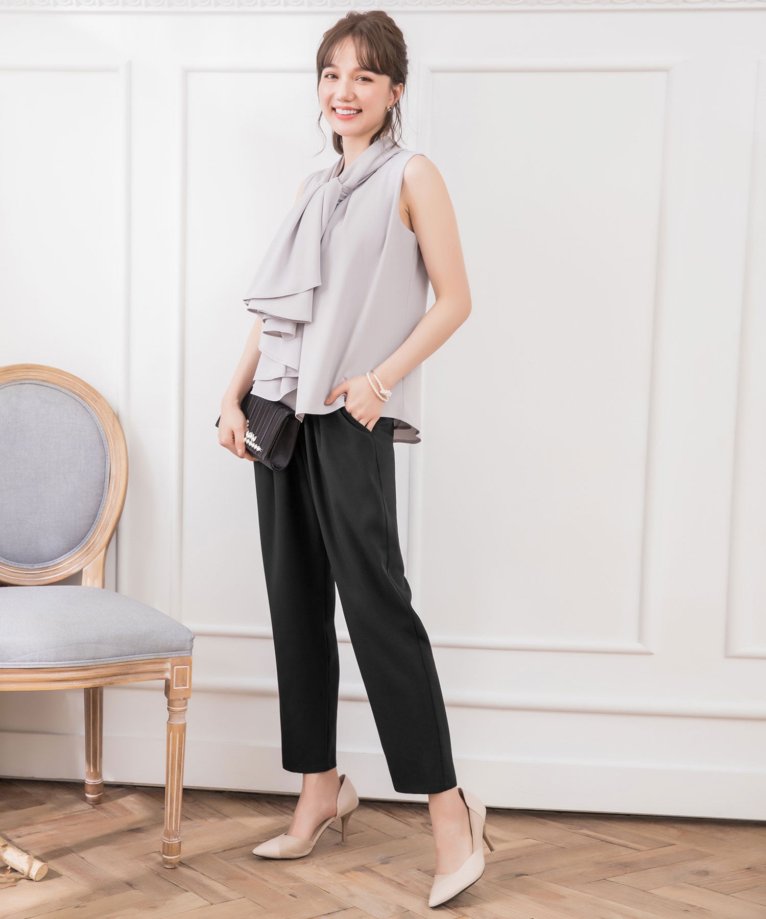 3WAYパンツドレスcy88151 グレー