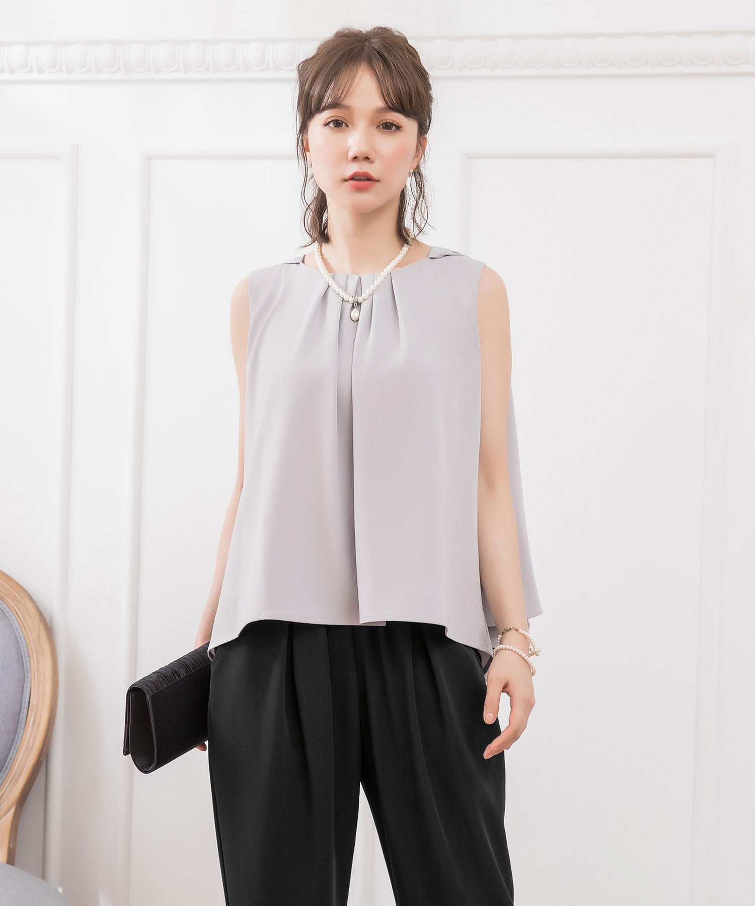 3WAYパンツドレスcy88151 グレー