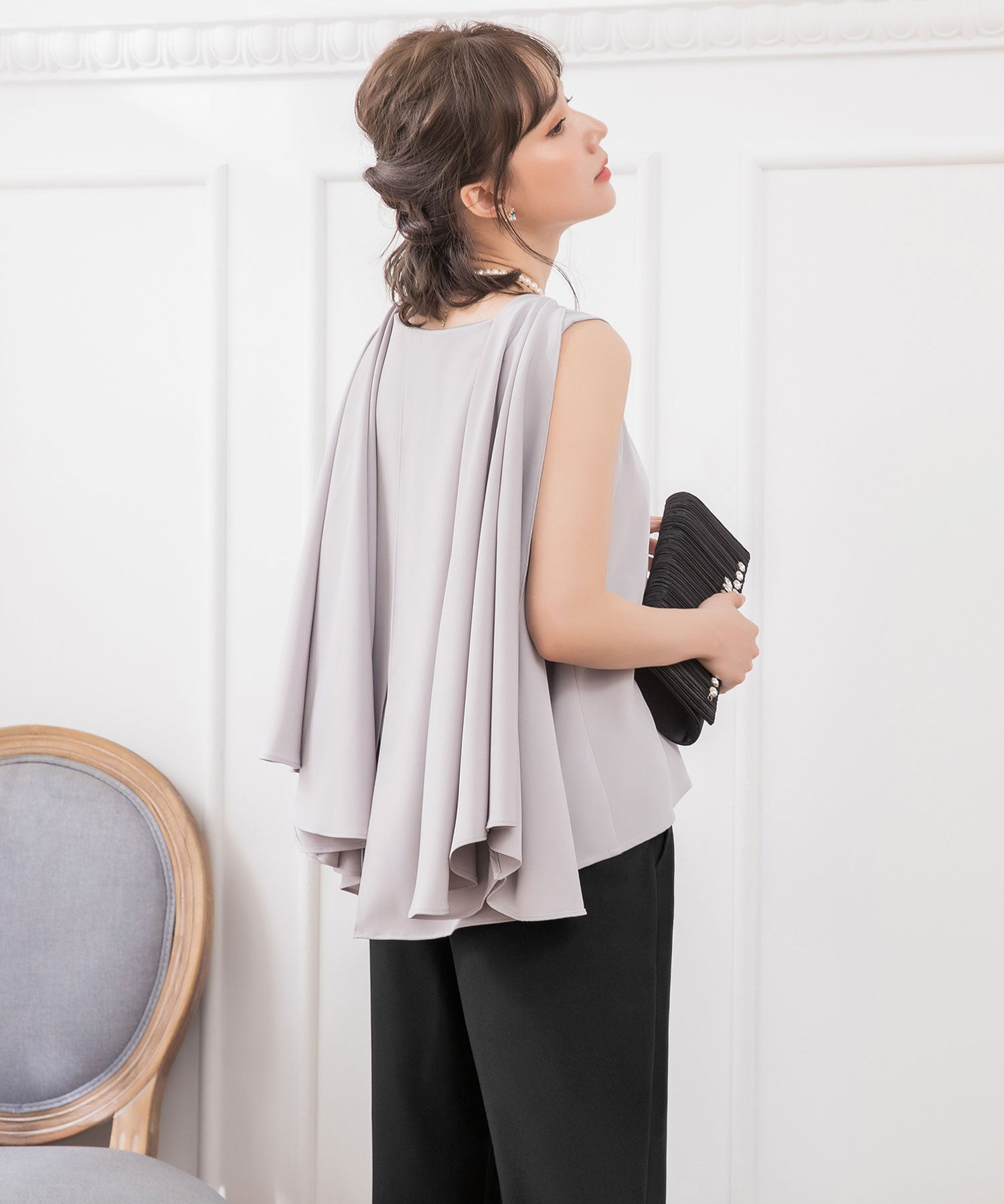 3WAYパンツドレスcy88151 グレー