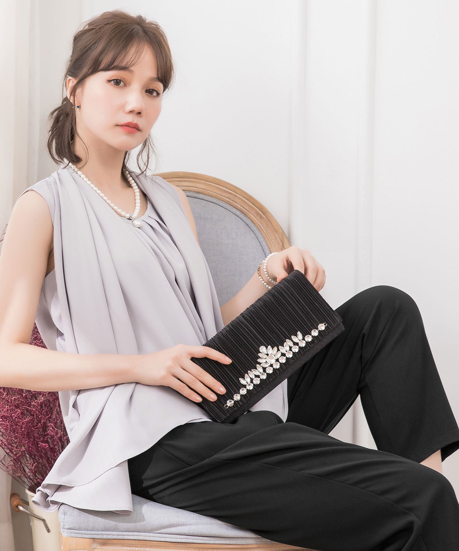 3WAYパンツドレスcy88151 グレー