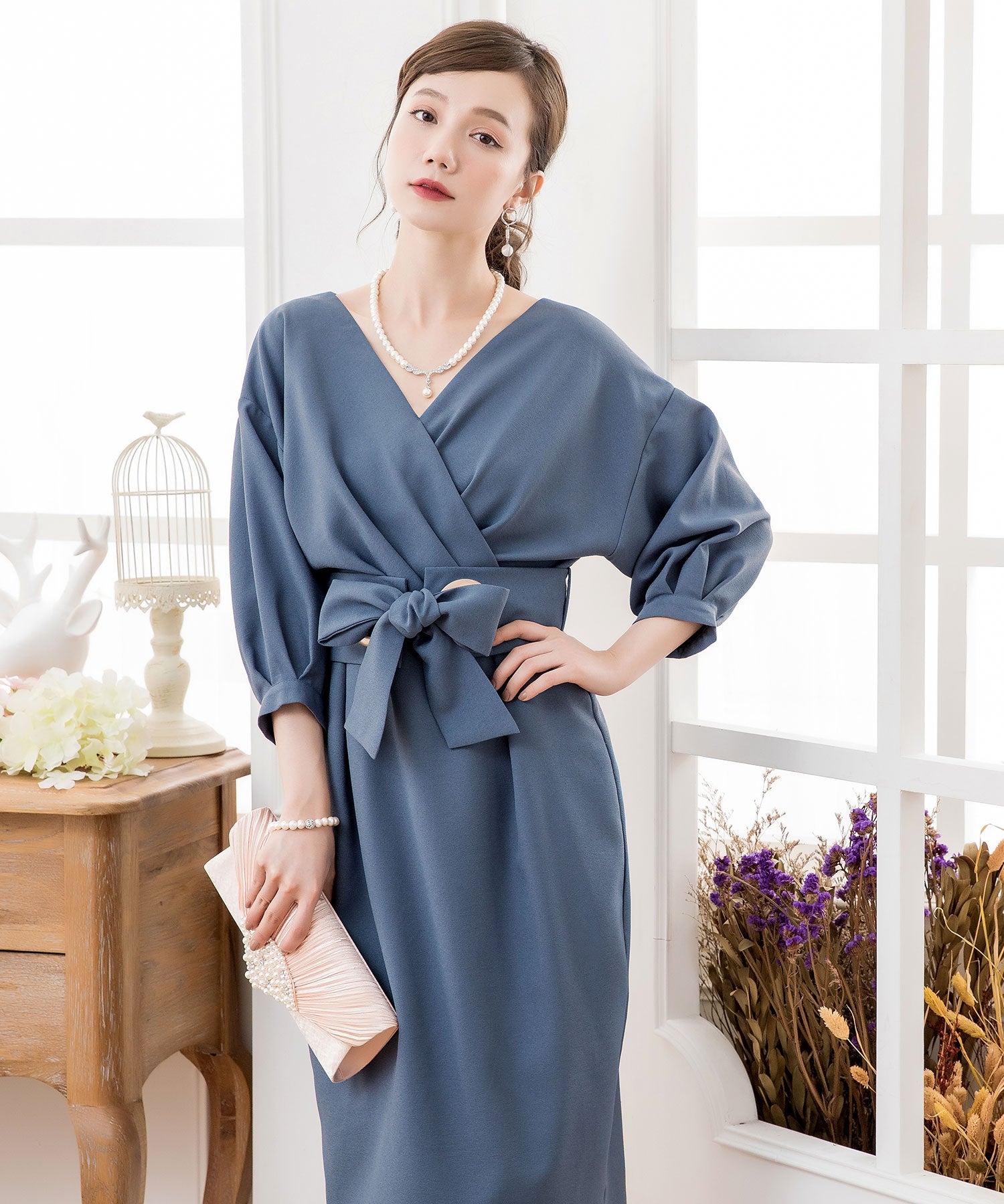 送料無料】 カスパール レディース ワンピース トップス Stretch Crepe