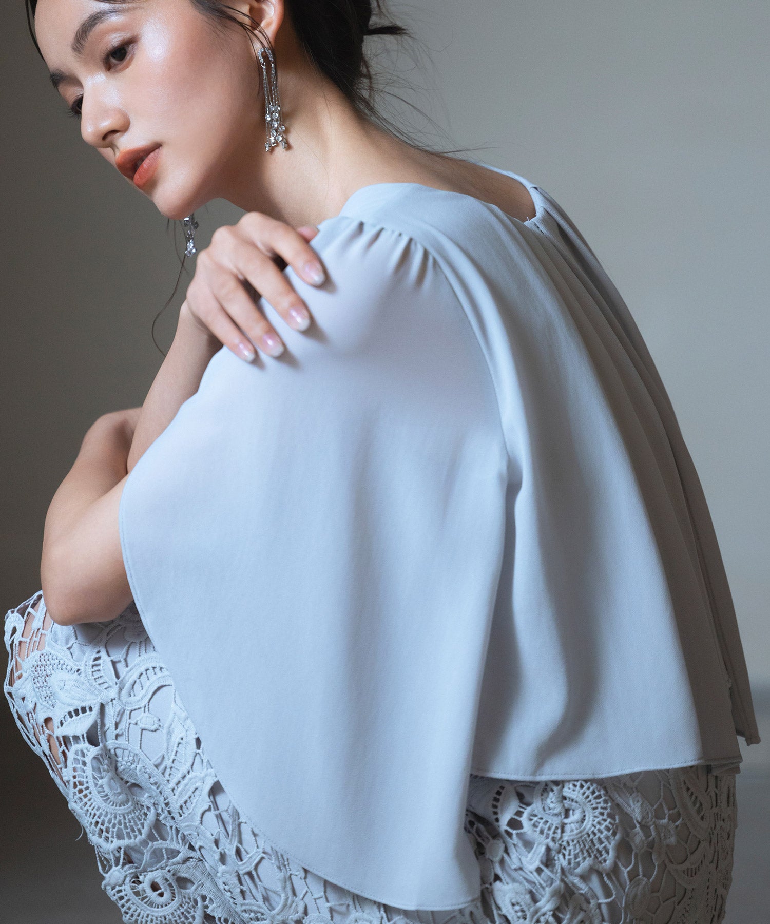 結婚式 ワンピース パーティー ドレス お呼ばれ 二次会 袖あり cy88262