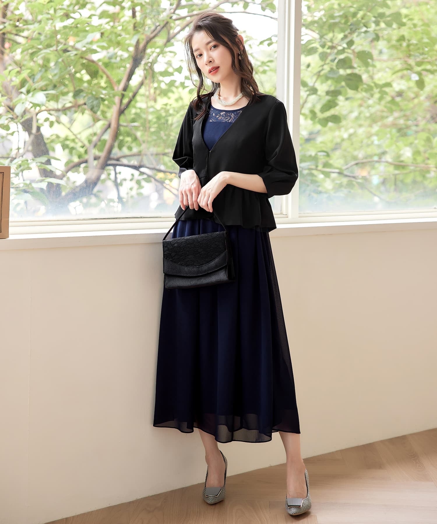 ジャケット ボレロ ショートジャケット ノーカラーcy88550
