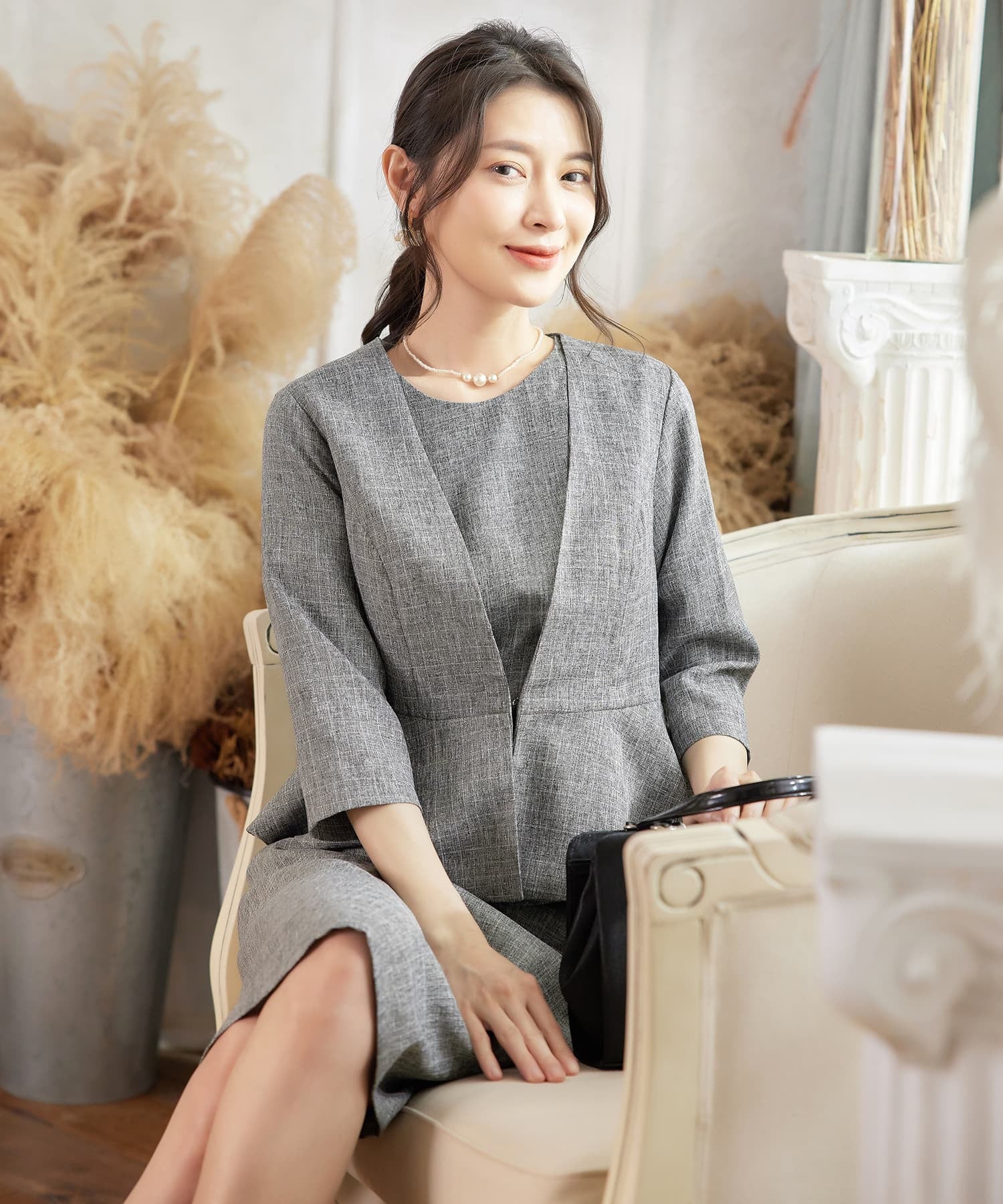 アンサンブル フォーマルスーツ セットアップ 入学式 cy88556