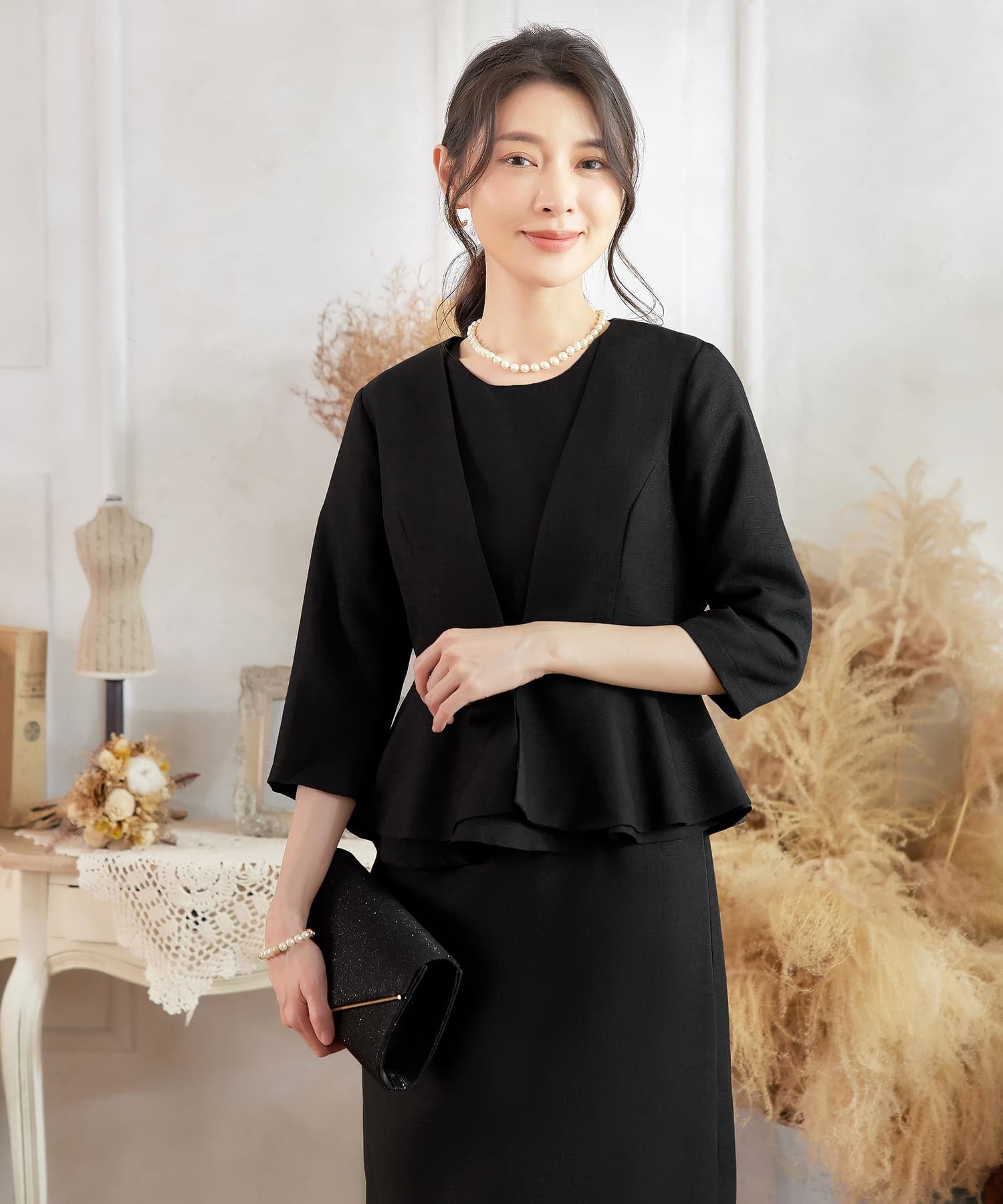 アンサンブル フォーマルスーツ セットアップ 入学式 cy88556