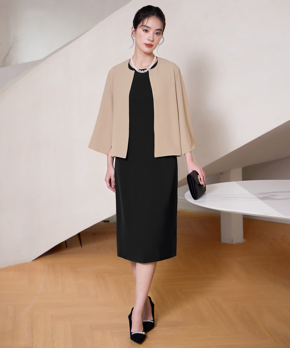 高見えジャケットで差がつくセットアップcy88628 モカ – [公式]DRESS+