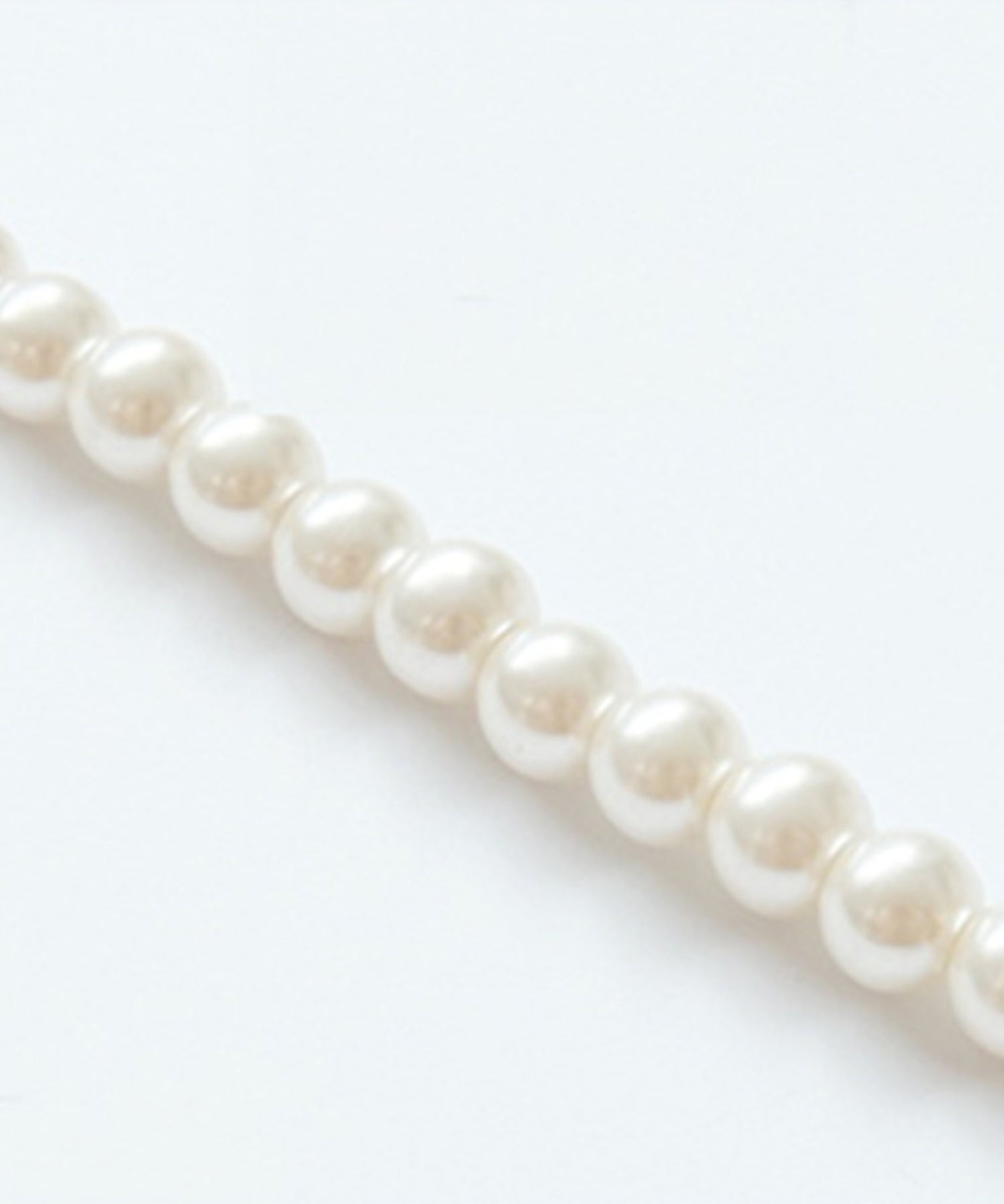 定番&シンプルデザインのフェイクパールネックレスcyl002