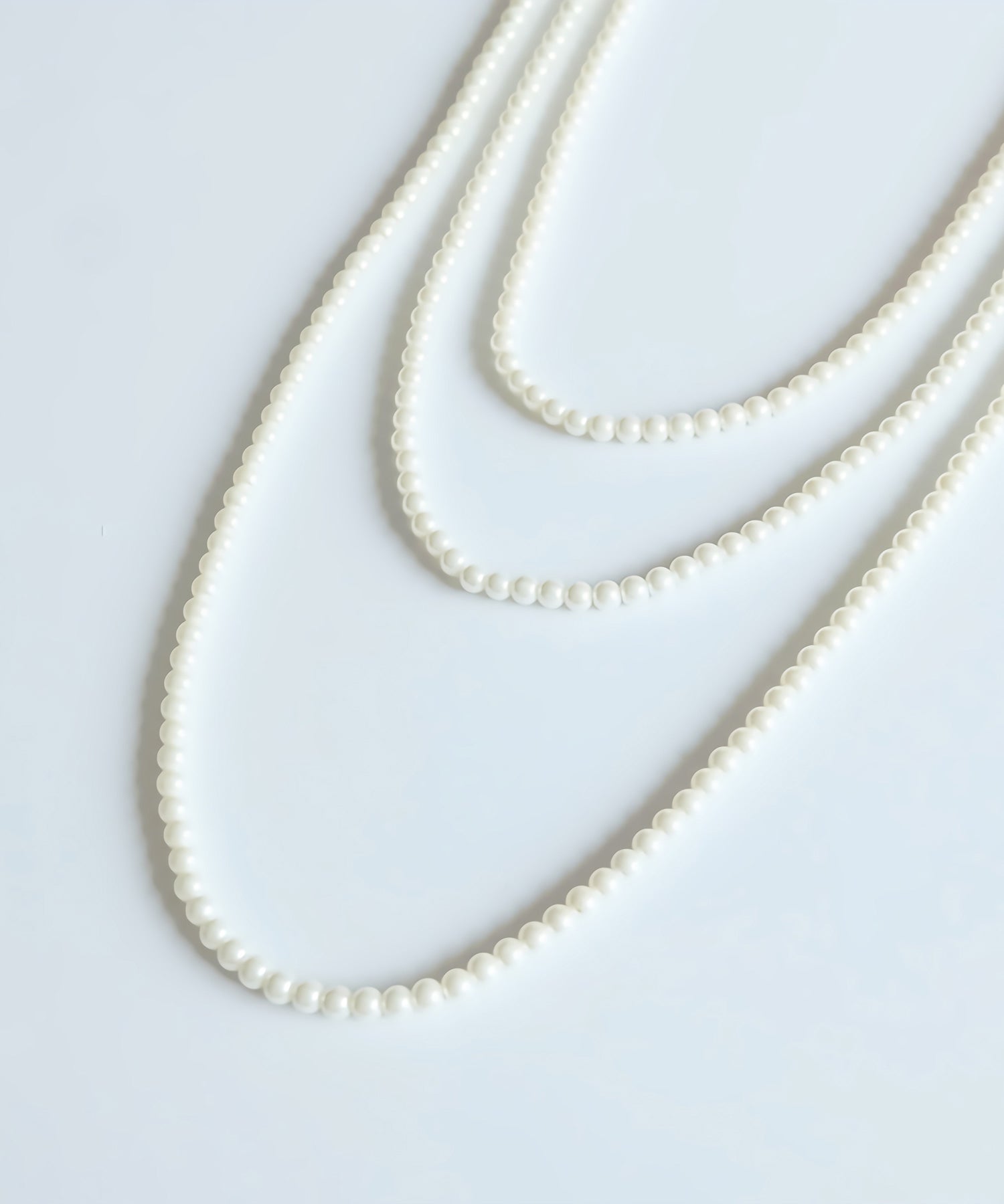 フェイクパール3連ネックレスcyl012