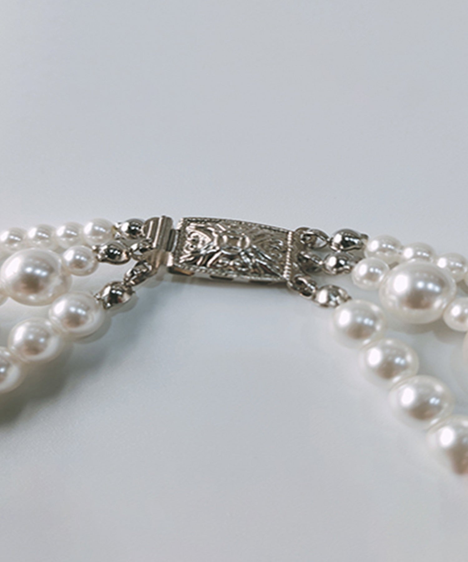 3連フェイクパールネックレス【結婚式】【セレモニー】【パーティー】cyl031