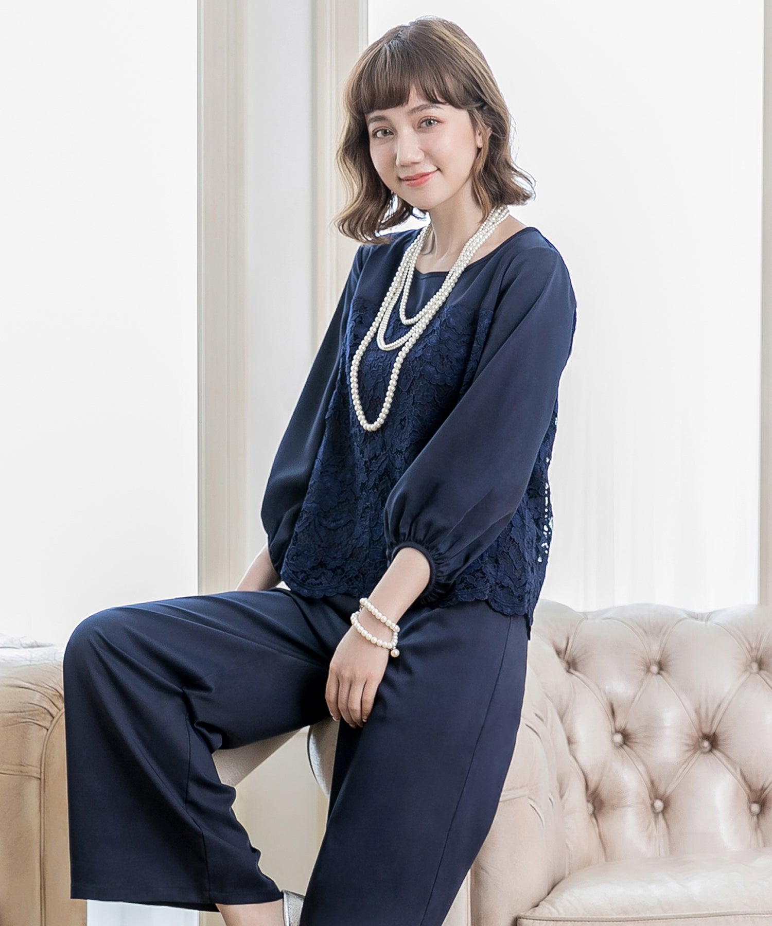 パールネックレス ネックレス レディース ロングcyl045