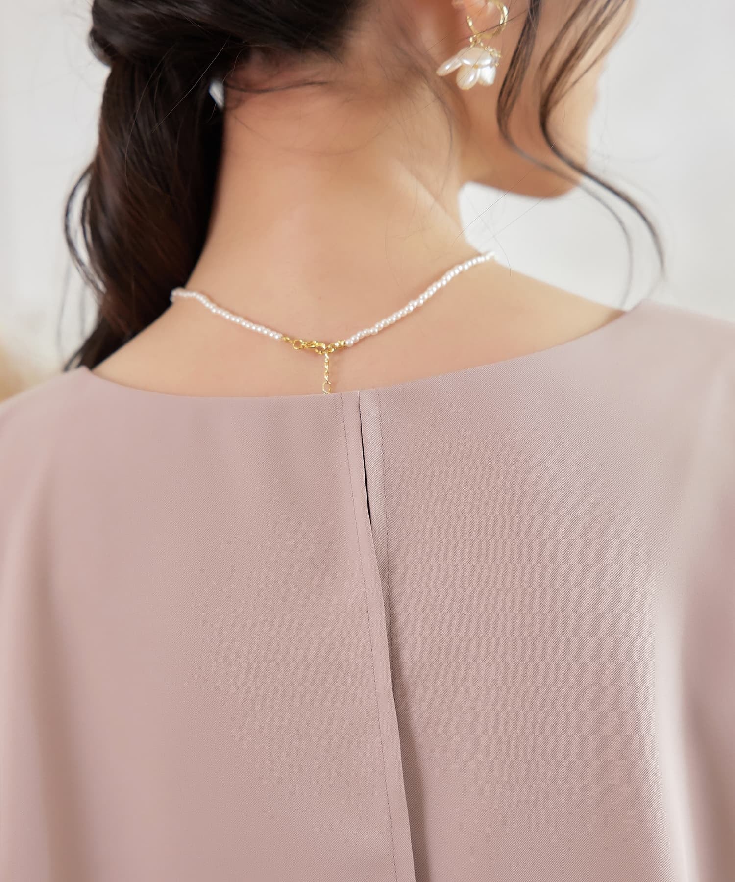 ネックレス フェイクパール 小ぶり フォーマル 結婚式cyl049