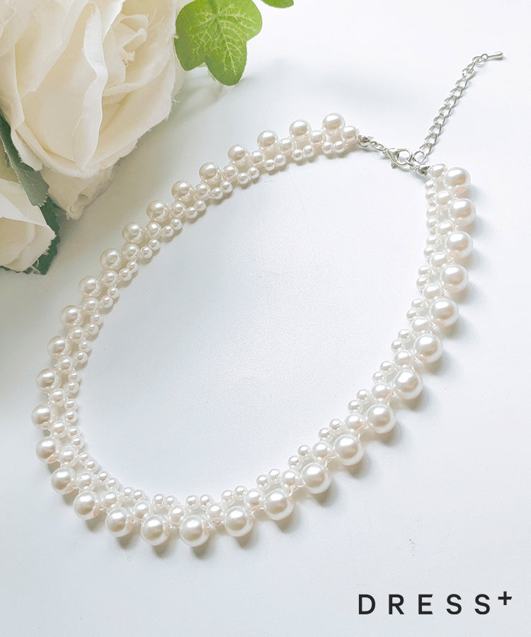 ネックレス パール フェイクパール 大粒 結婚式cyl050