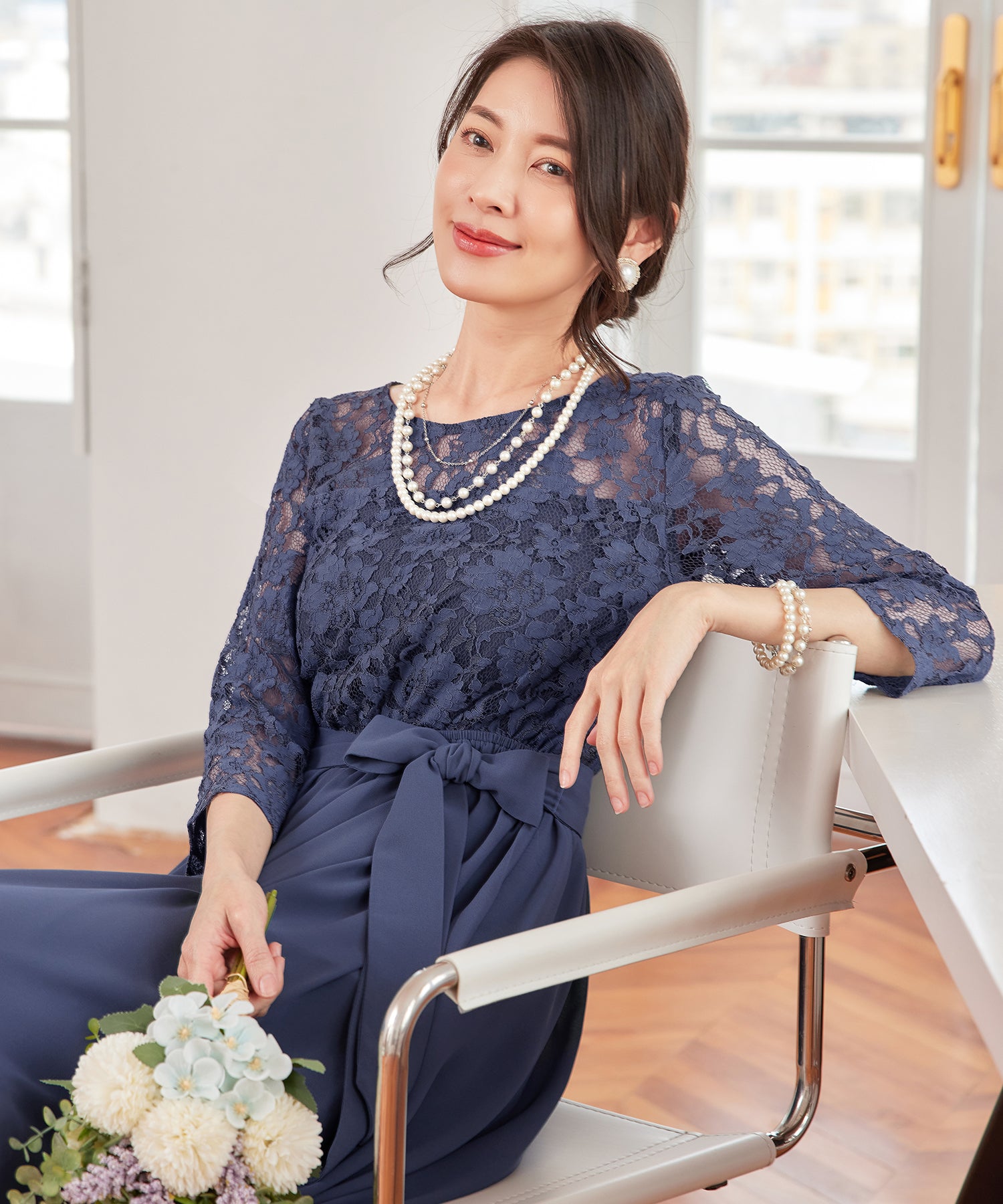 ブレスレット パーティーアクセサリー  パールブレスcyl058 シルバー