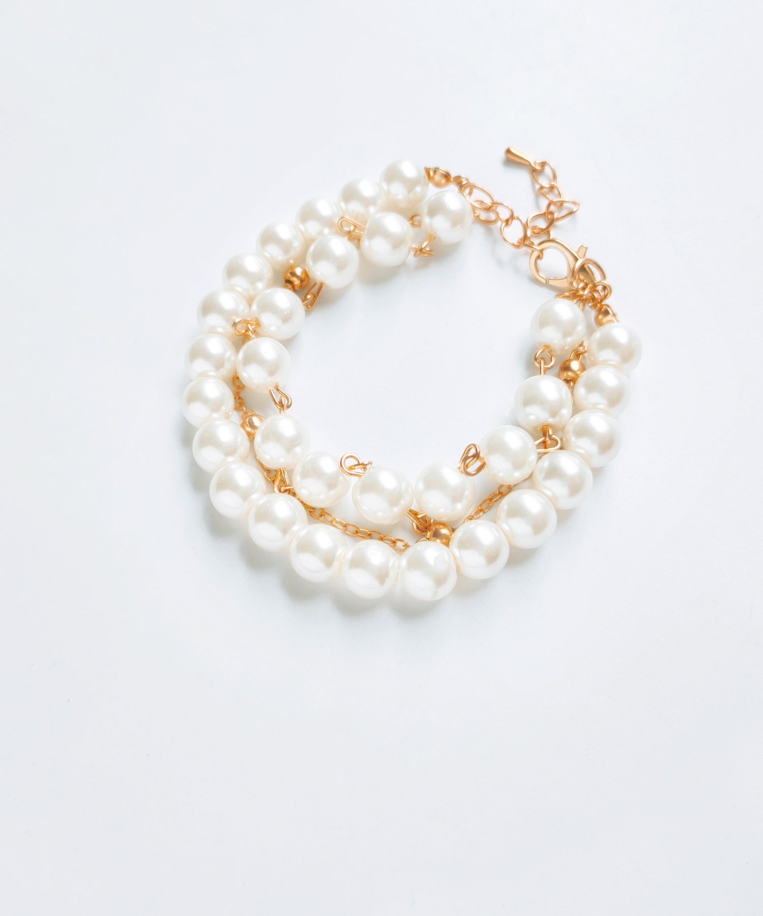 ブレスレット パーティーアクセサリー  パールブレスcyl058 ゴールド
