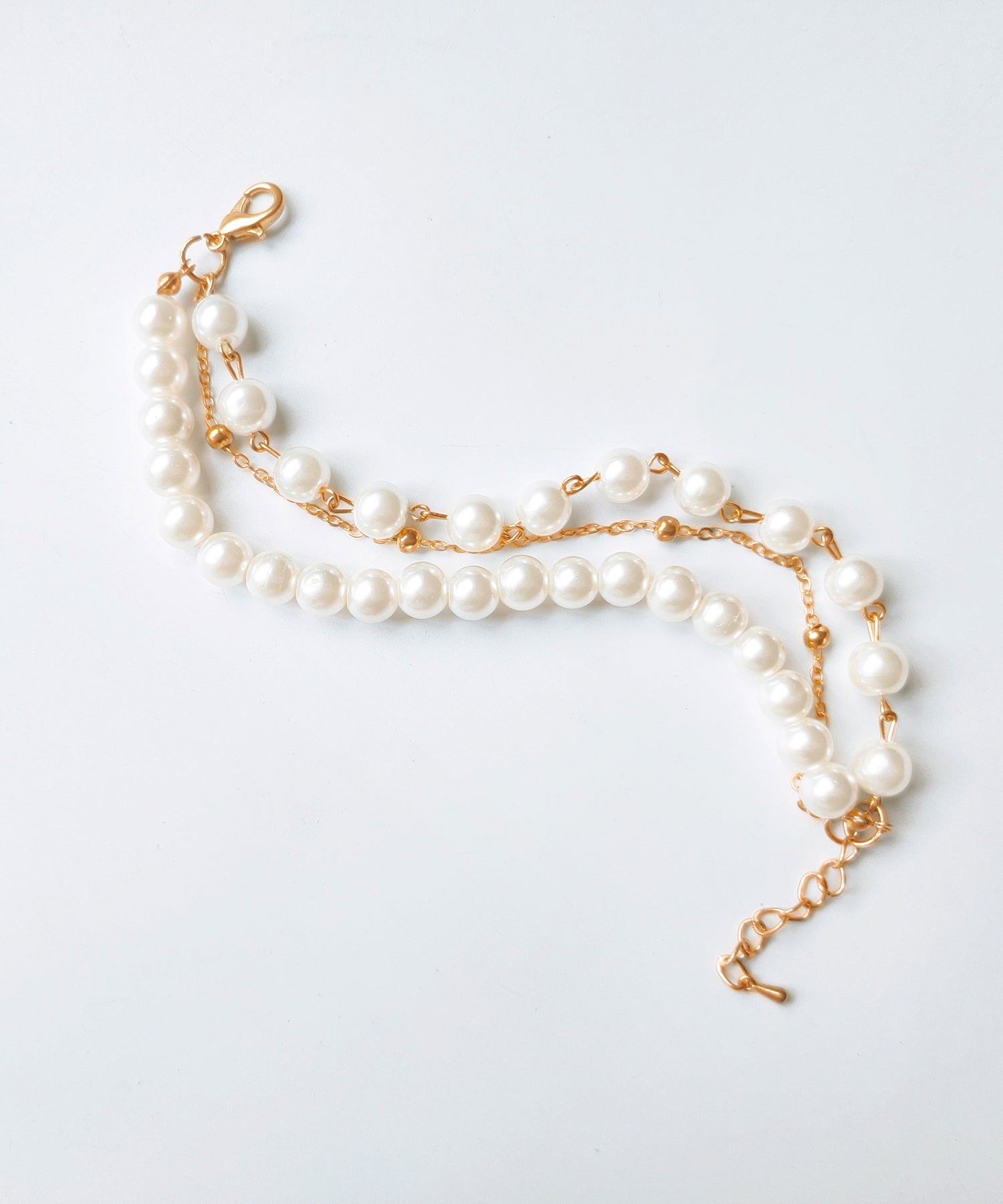 ブレスレット パーティーアクセサリー  パールブレスcyl058 ゴールド