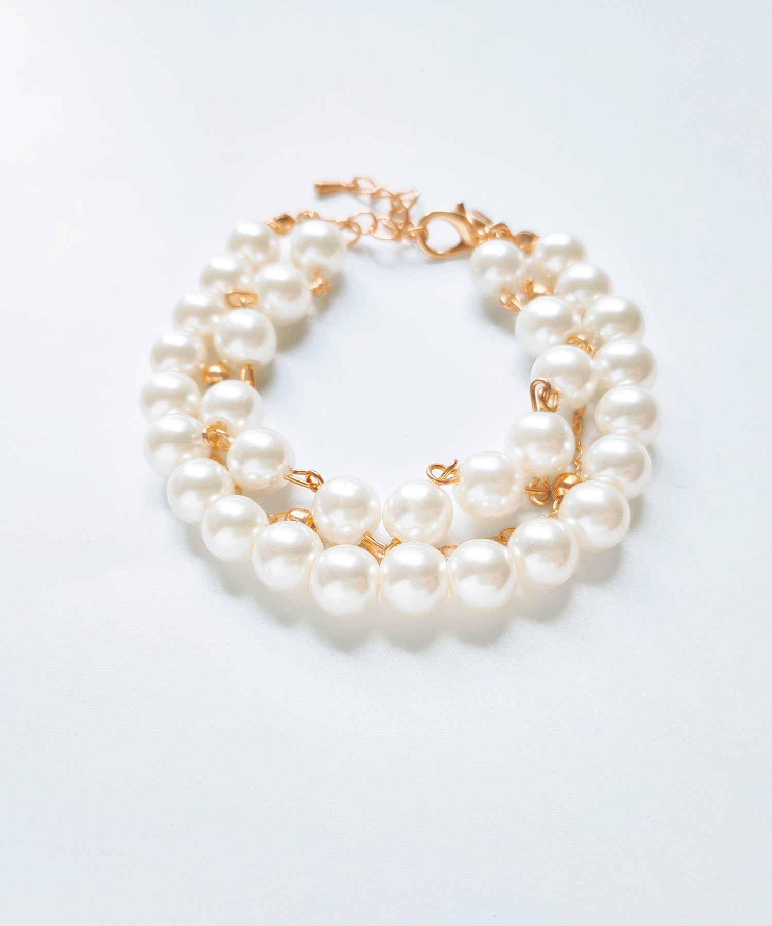 ブレスレット パーティーアクセサリー  パールブレスcyl058 ゴールド
