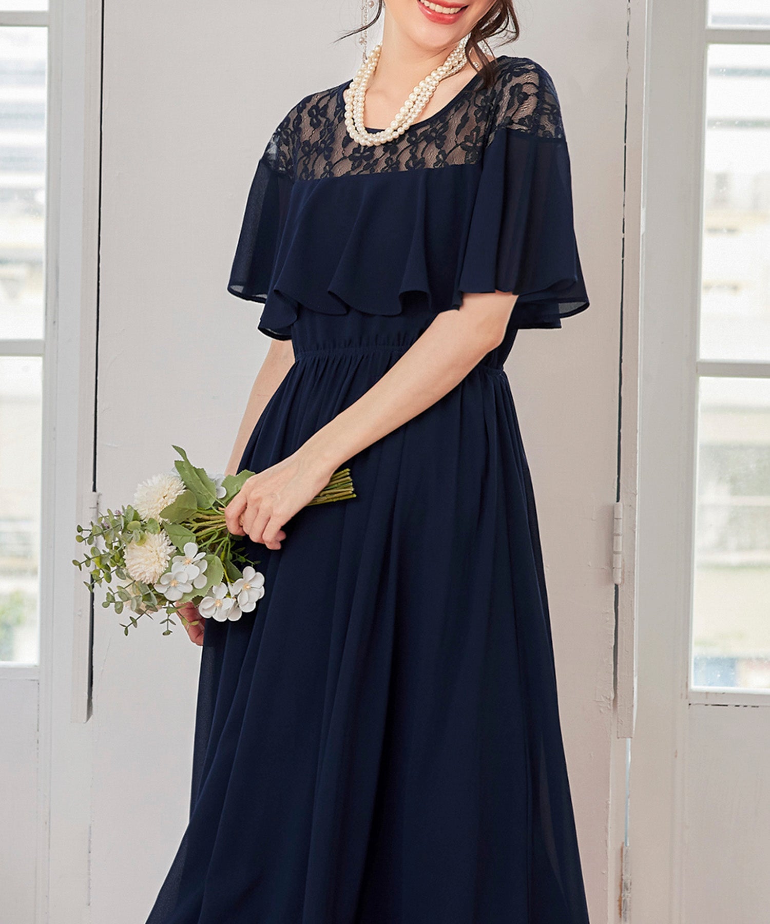 ネックレス パーティーアクセサリー パールネックレスcyl060 ホワイト