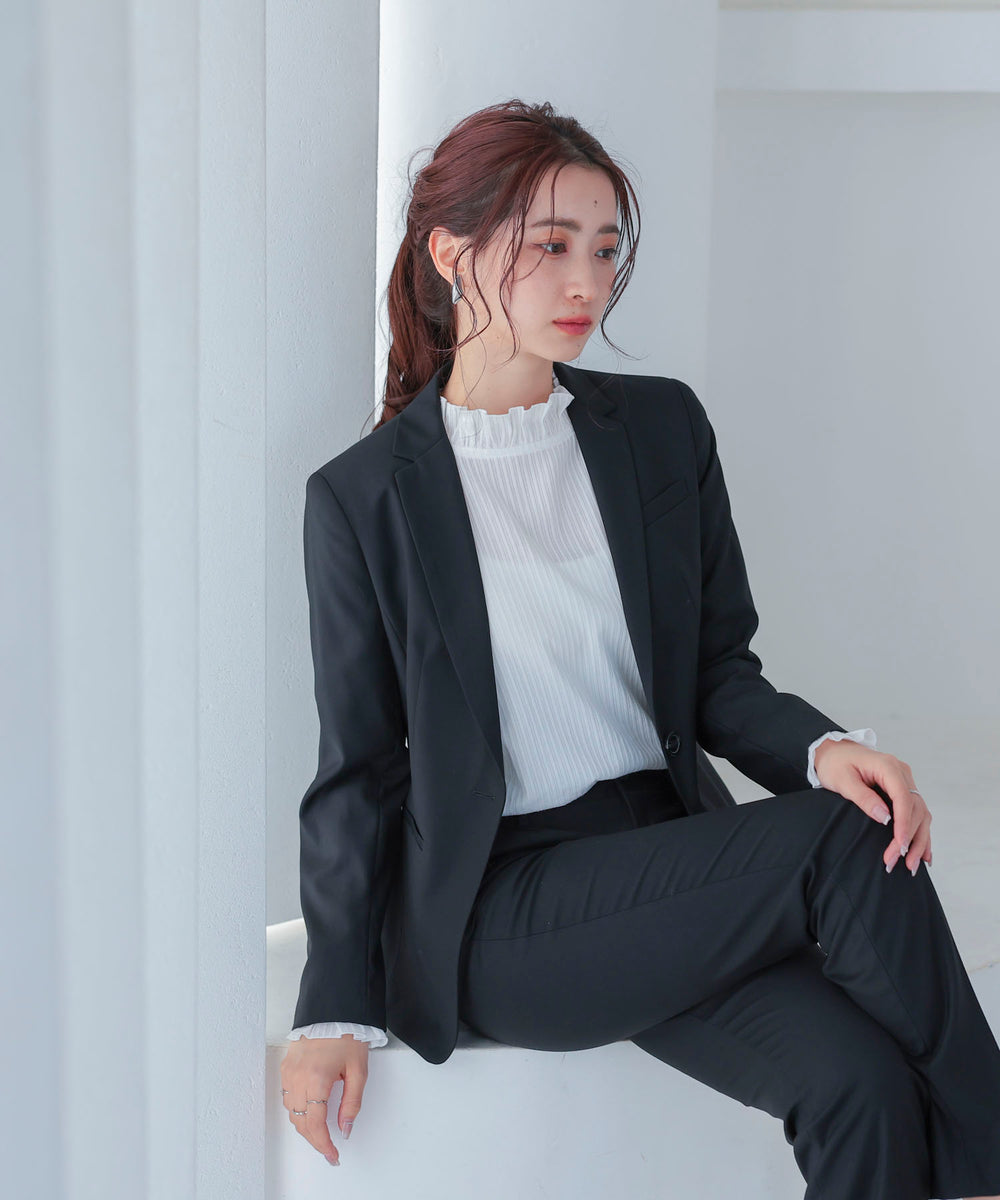 スーツ上下セット 2点セット ジャケット パンツds0181 ブラック