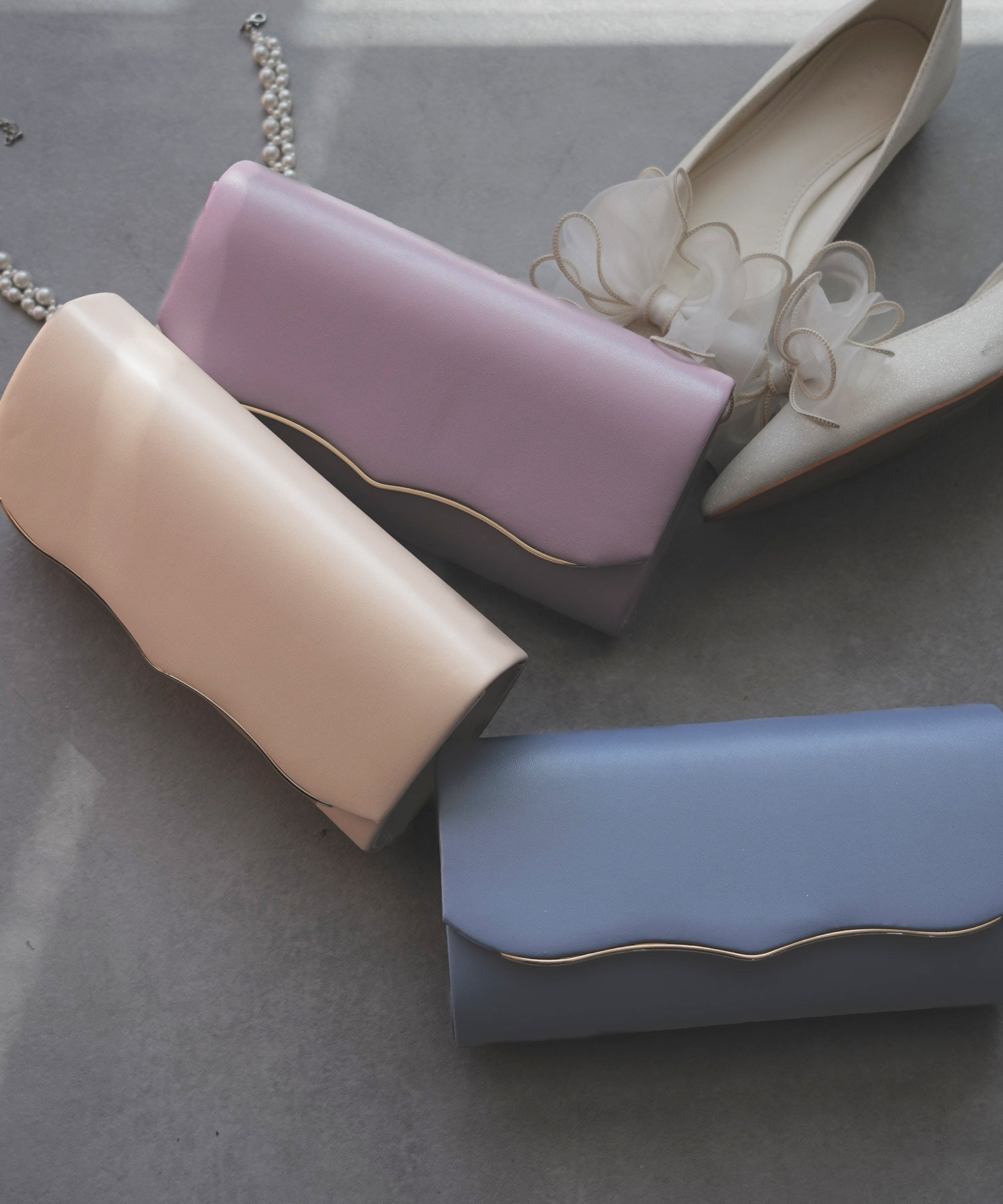 パーティーバッグ  2WAY チェーン付き 結婚式dsb0003