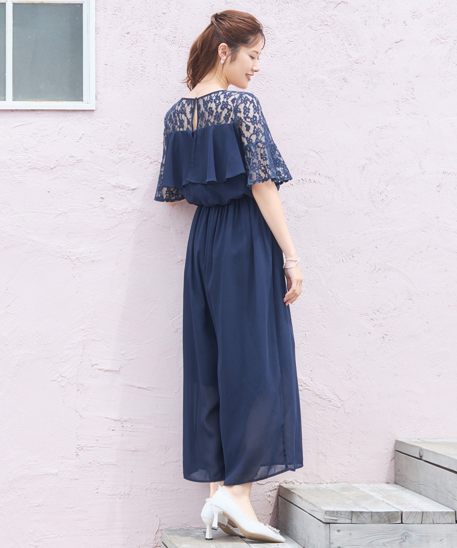 パーティー 結婚式 パンツドレス オールインワンdsh0108