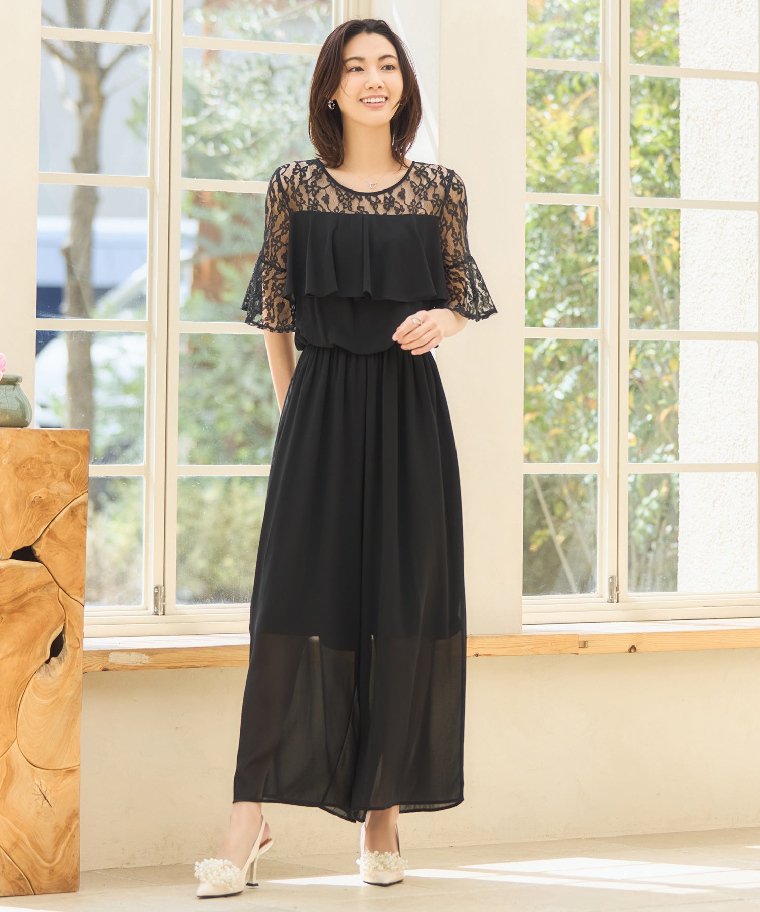 パーティー 結婚式 パンツドレス オールインワンdsh0108