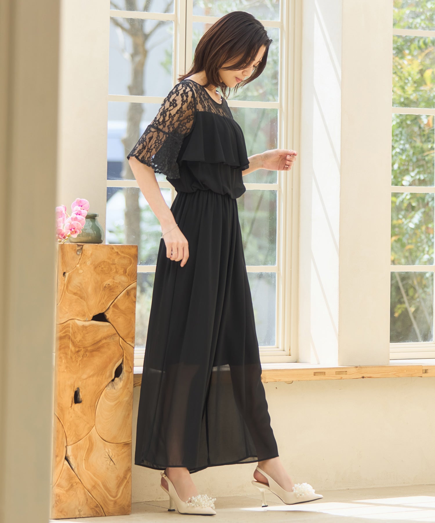 パーティー 結婚式 パンツドレス オールインワンdsh0108