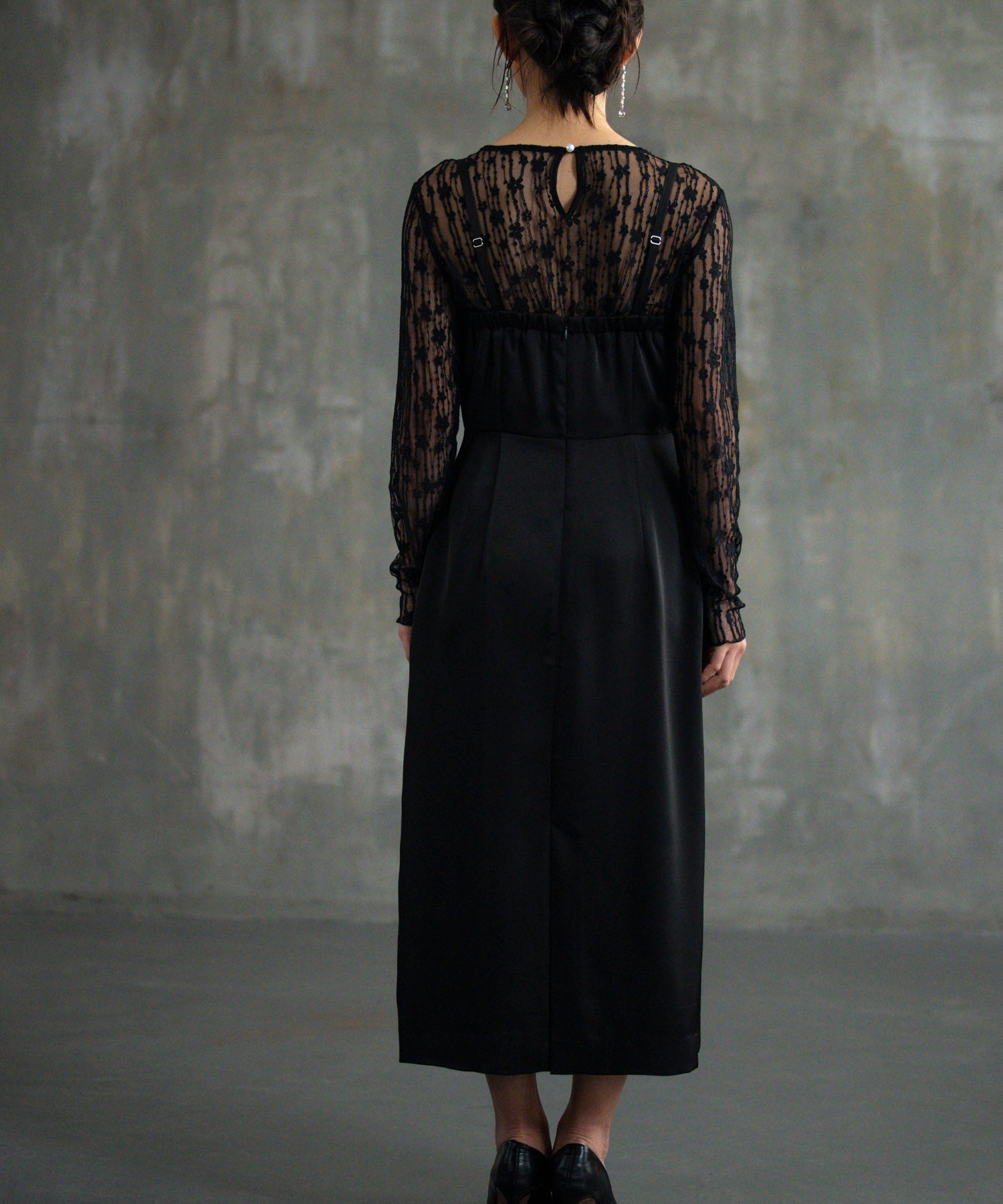 ドレス ワンピース トップス セット 結婚式dsh0129 ブラック