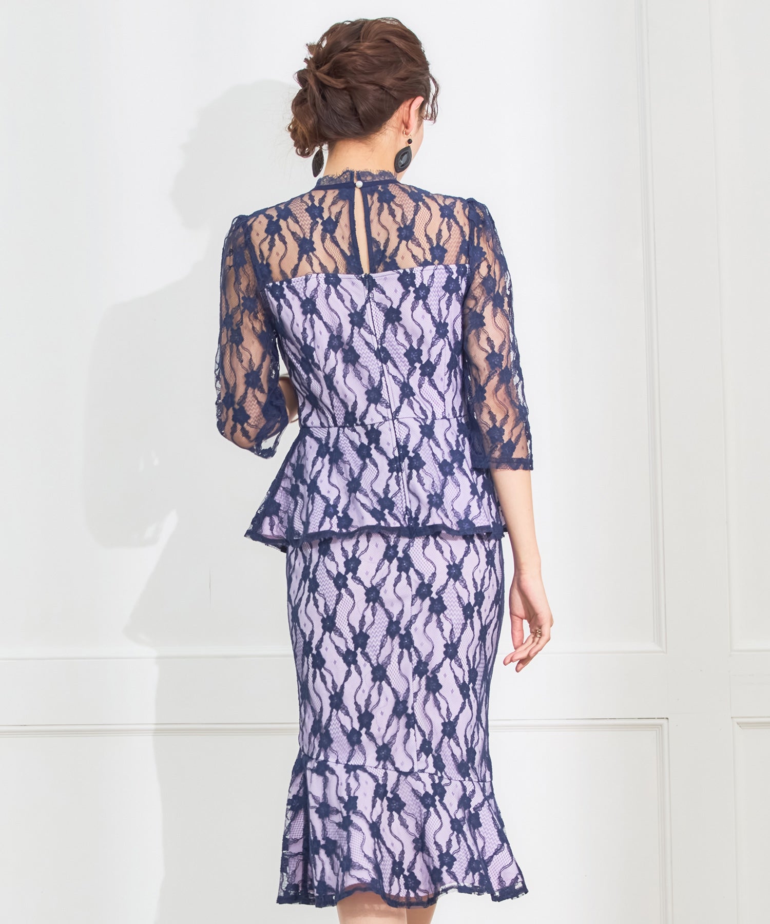 キャバドレス タイトドレス ナイトドレス 総レース 肌見せdsj0042