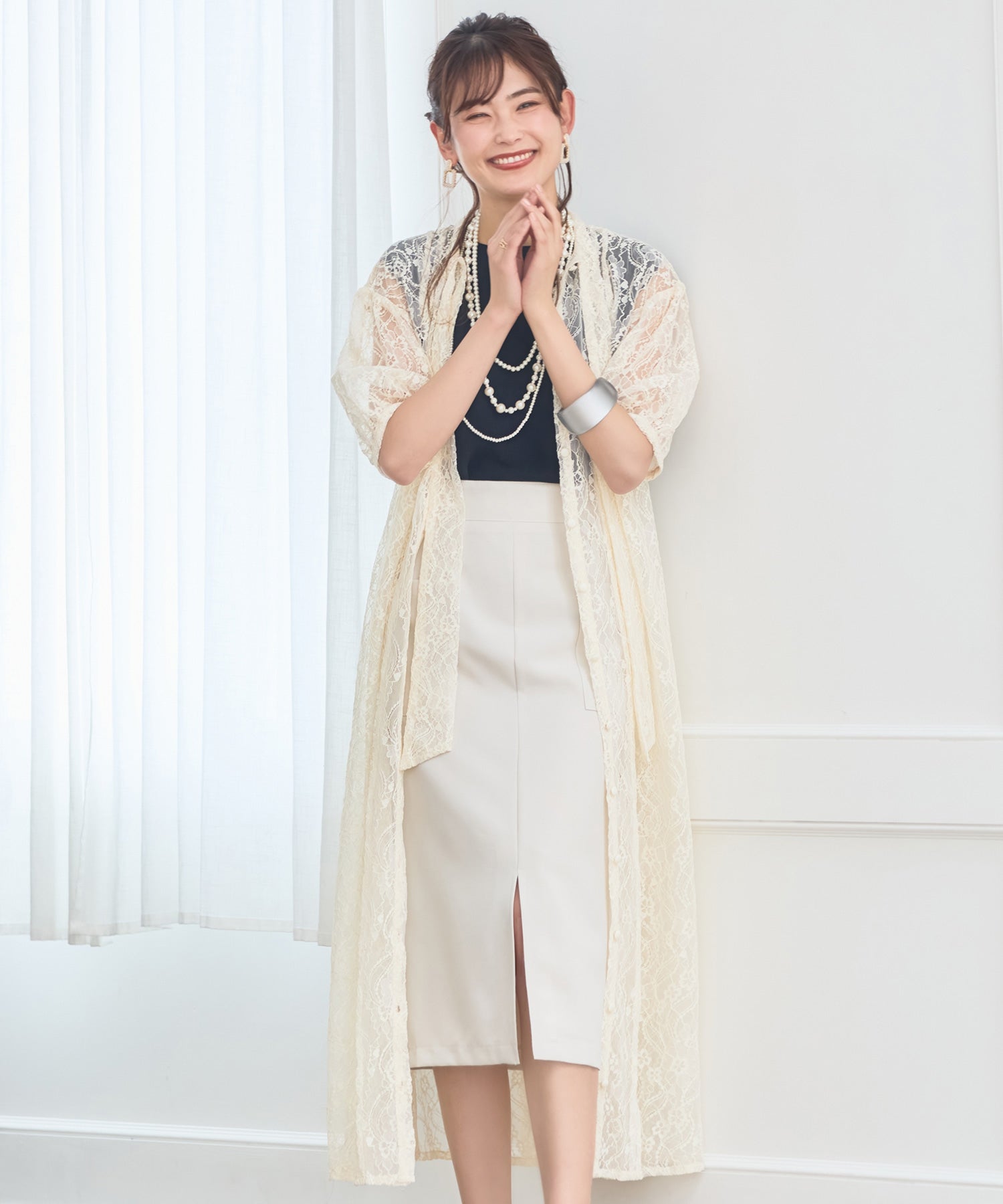 パーティードレス ワンピース 総レース 結婚式 フォーマル 普段使いdsy0040