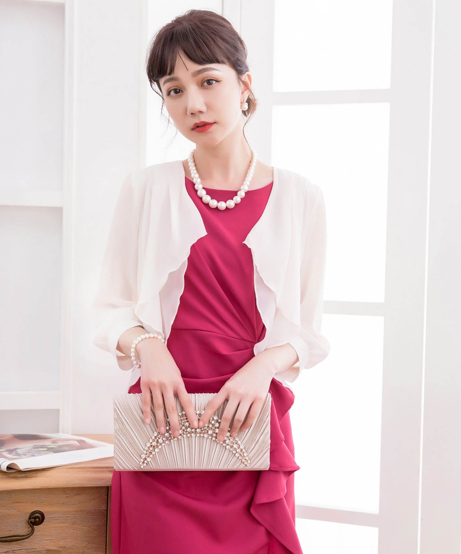 薄手シフォンパーティーボレロcy3391-l-ap
