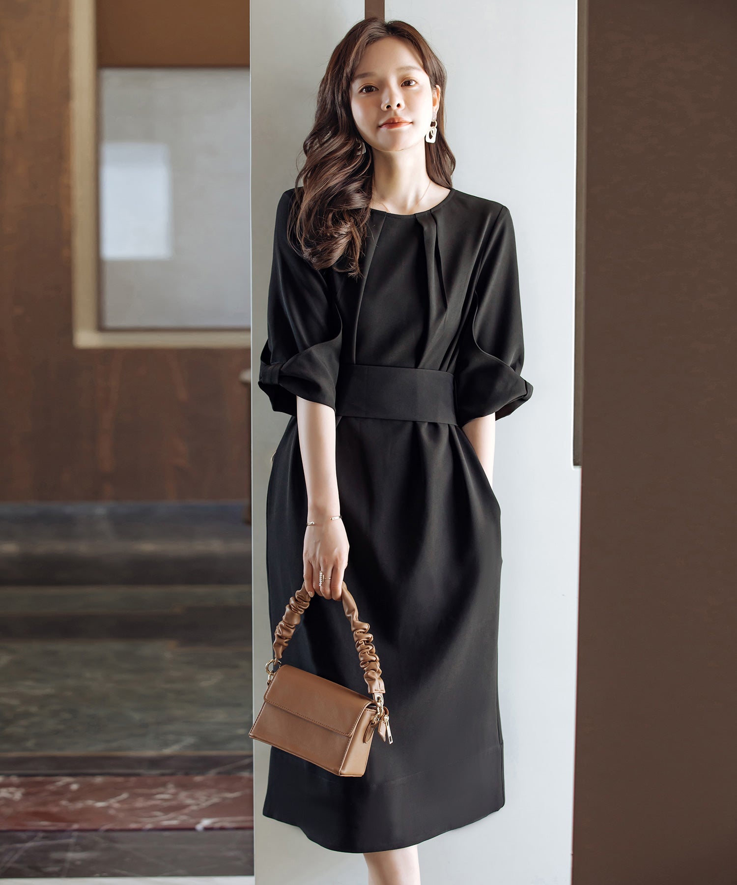 コクーンワンピースドレスcy88503-106-8