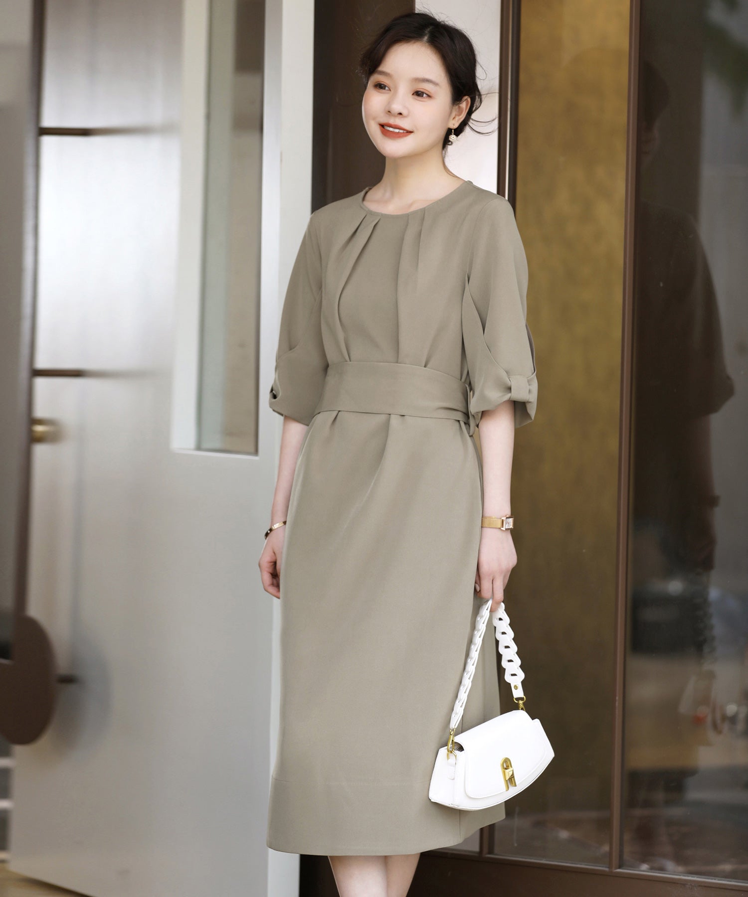 コクーンワンピースドレスcy88503-106-99