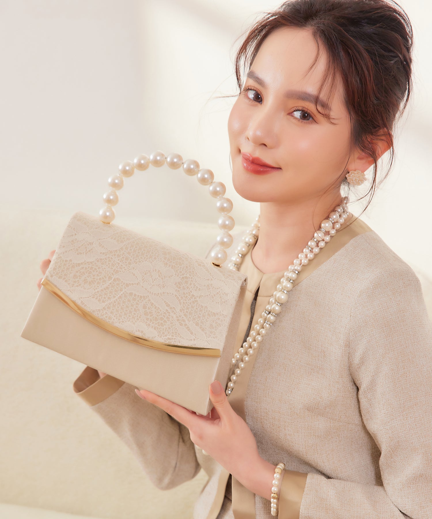 パーティーバッグ パーティー バッグ スクエア 2way cyb5599-101-14