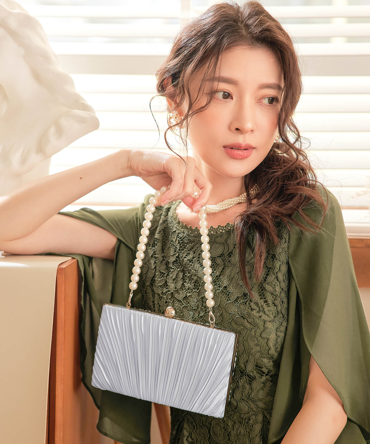 パーティーバッグ サテンバッグ 結婚式 フォーマルcyb5606