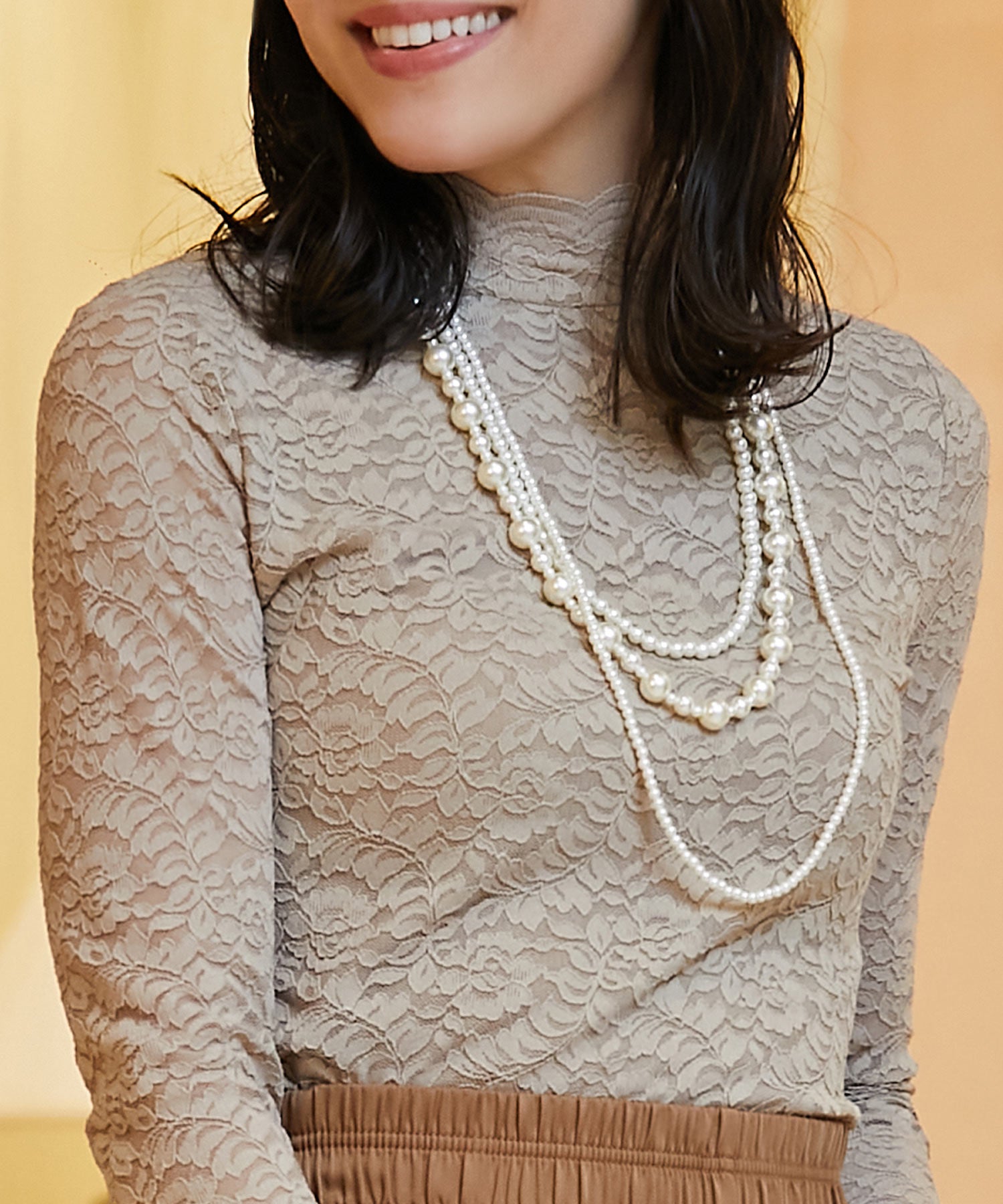 3連フェイクパールネックレス【結婚式】【セレモニー】【パーティー】cyl031-101-1