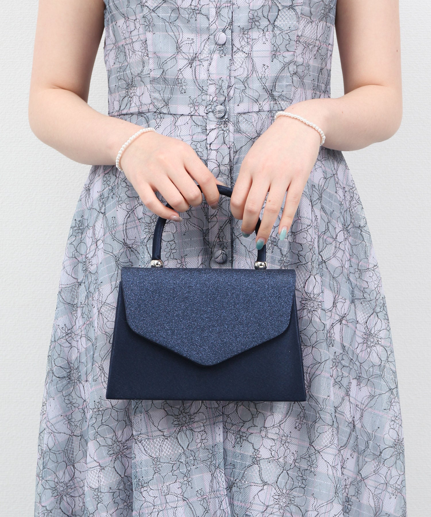 パーティーバッグ 2way ラメ入り ハンドバッグ 結婚式dsb0007-101-16