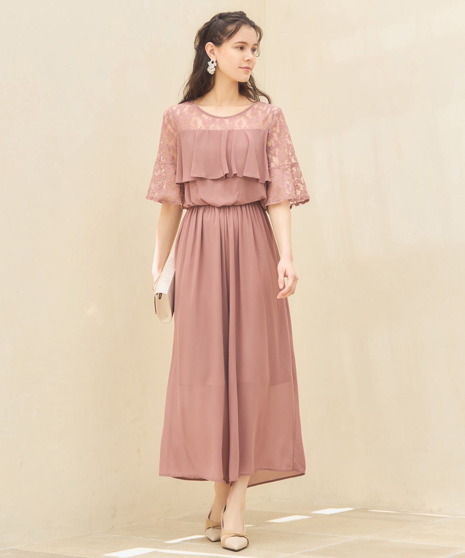 パーティー 結婚式 パンツドレス オールインワンdsh0108-104-240