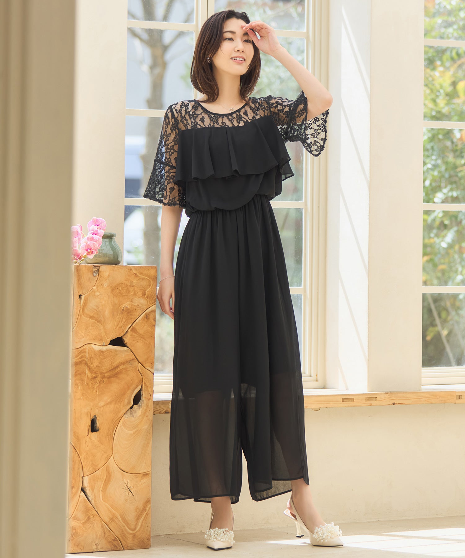 パーティー 結婚式 パンツドレス オールインワンdsh0108-104-8