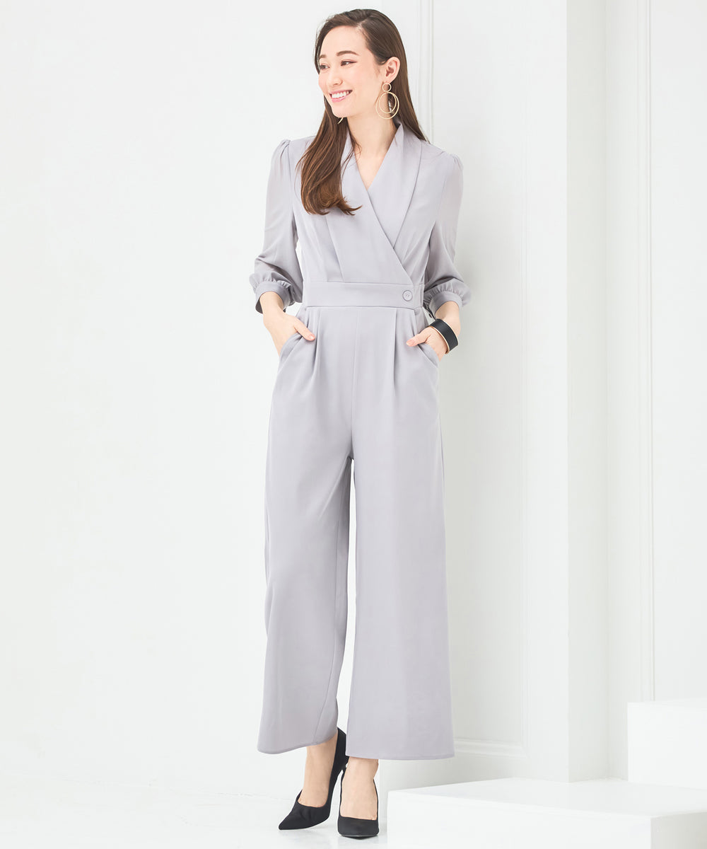 Mame Kurogouchi】 Back Satin Crepe Georgette Embroidered