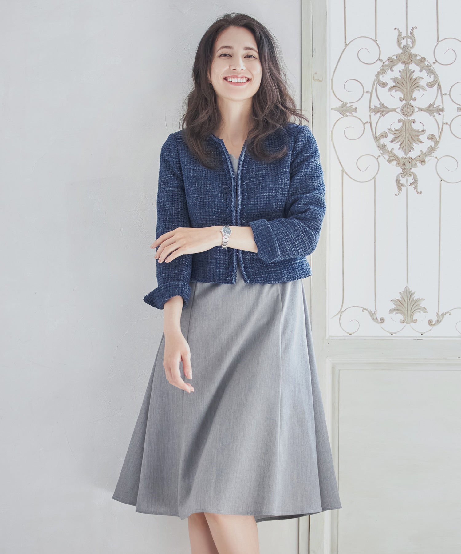 フォーマル レディースフォーマル ワンピース ジャケット 2点セット セットアップ 入学式 卒業式 結婚式dsz0026-107-16