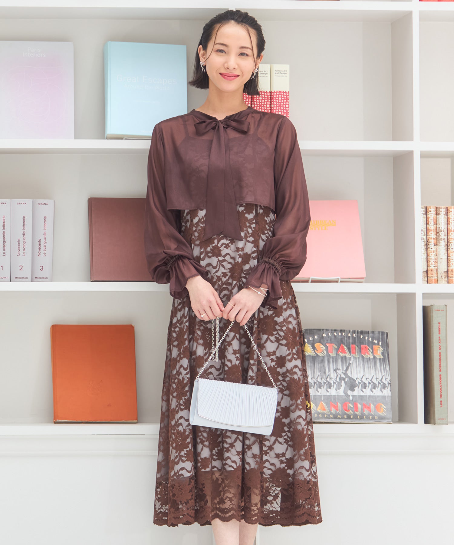 ブラウス ノースリーブワンピース 結婚式dsz0104