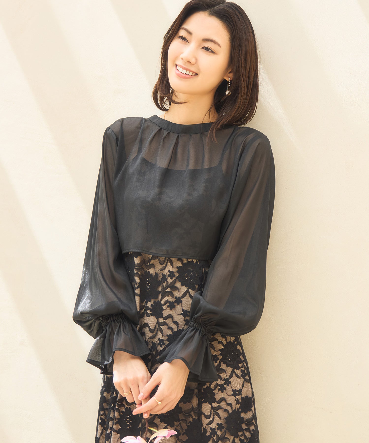 ブラウス ノースリーブワンピース 結婚式dsz0104