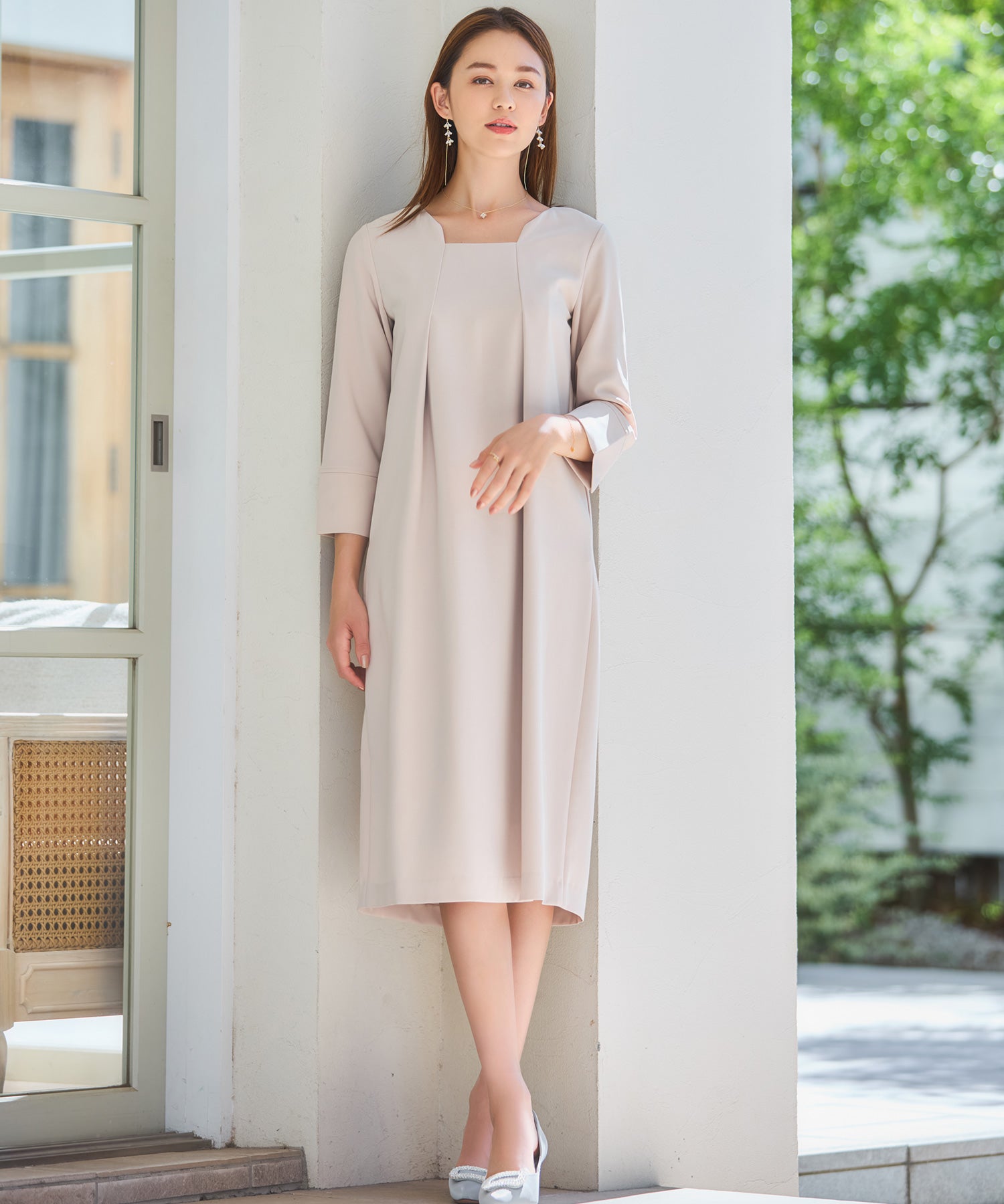 ワンピース フォーマルワンピース 結婚式 オケージョン dsz0119