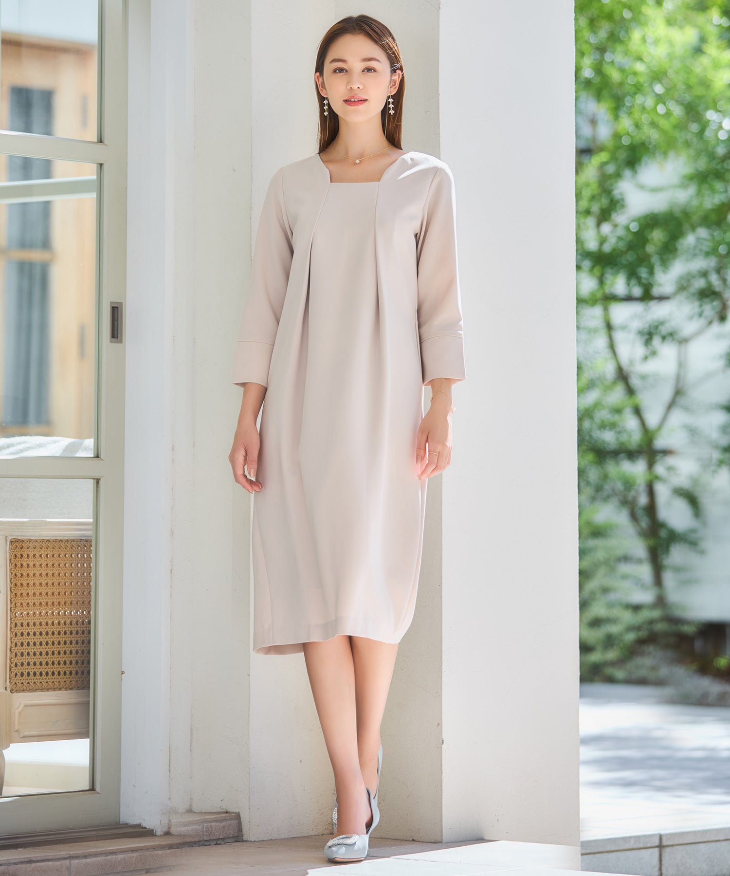 ワンピース フォーマルワンピース 結婚式 オケージョン dsz0119