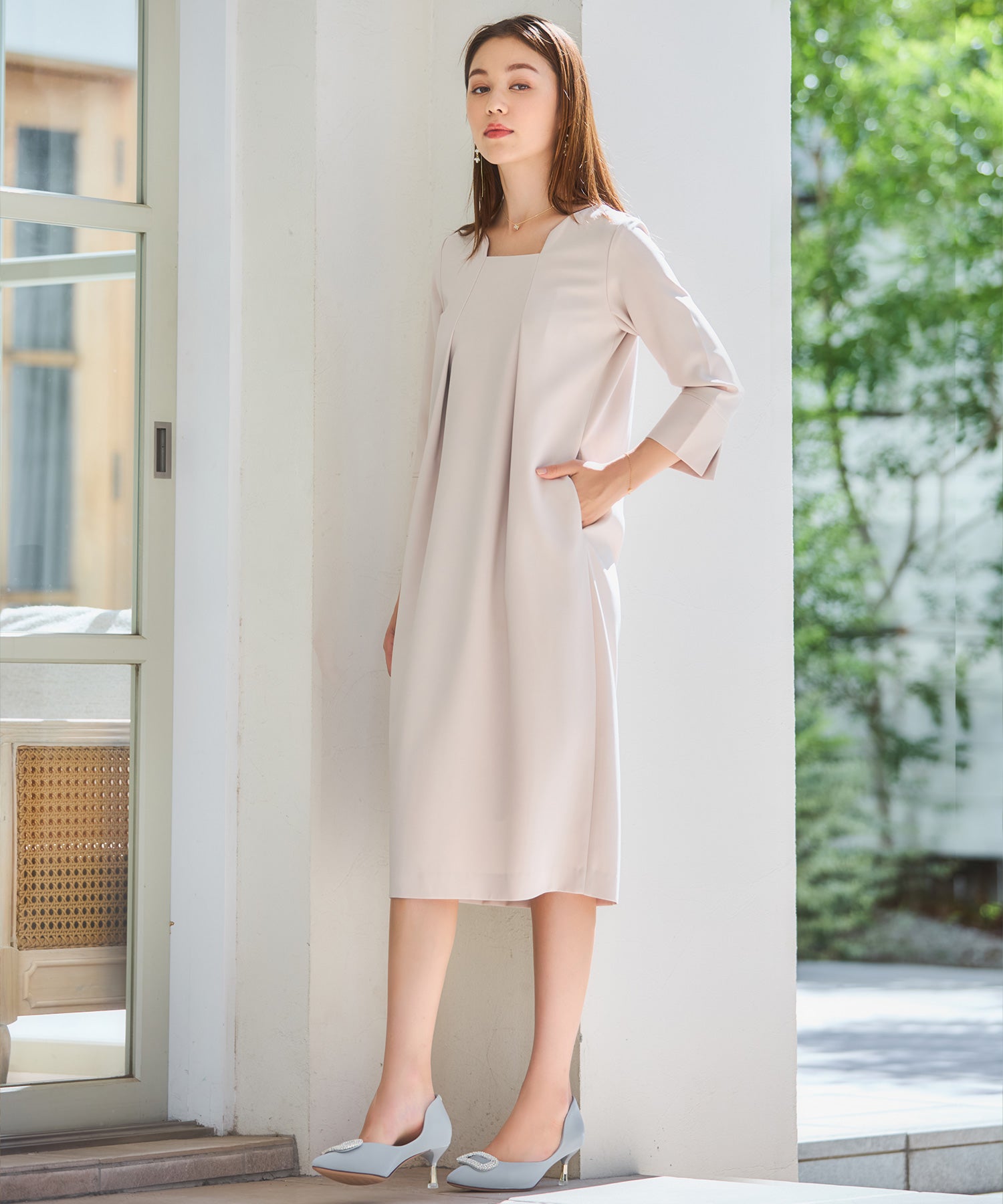 ワンピース フォーマルワンピース 結婚式 オケージョン dsz0119