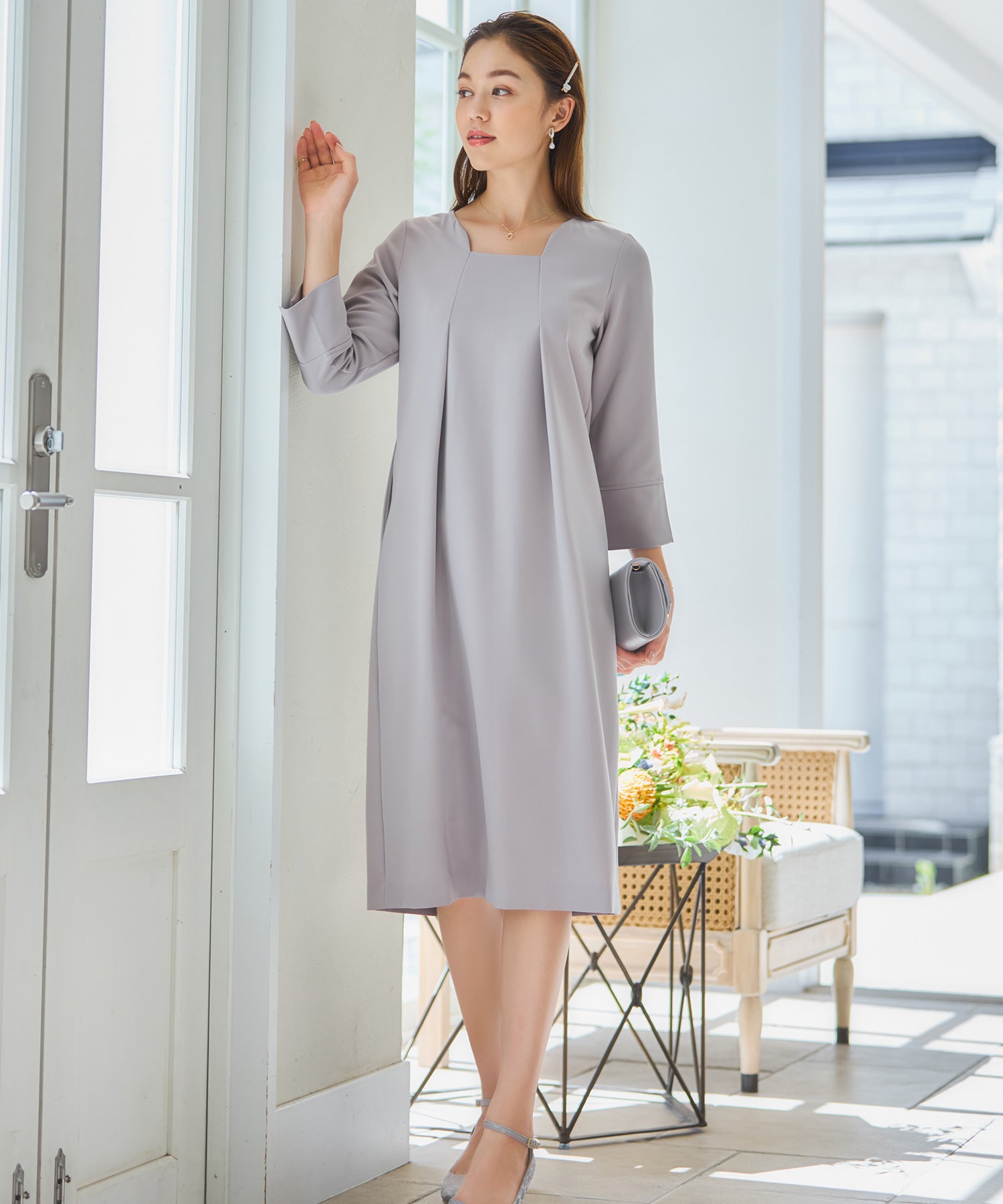 ワンピース フォーマルワンピース 結婚式 オケージョン dsz0119