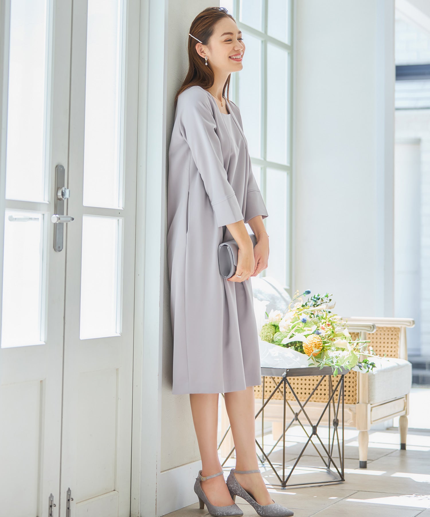 ワンピース フォーマルワンピース 結婚式 オケージョン dsz0119