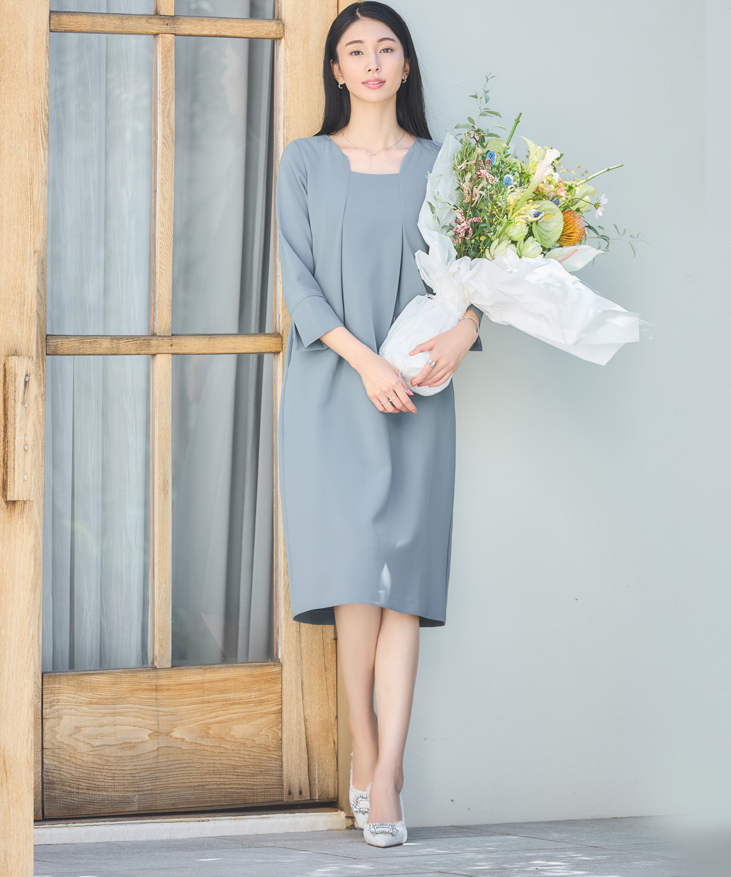 ワンピース フォーマルワンピース 結婚式 オケージョン dsz0119