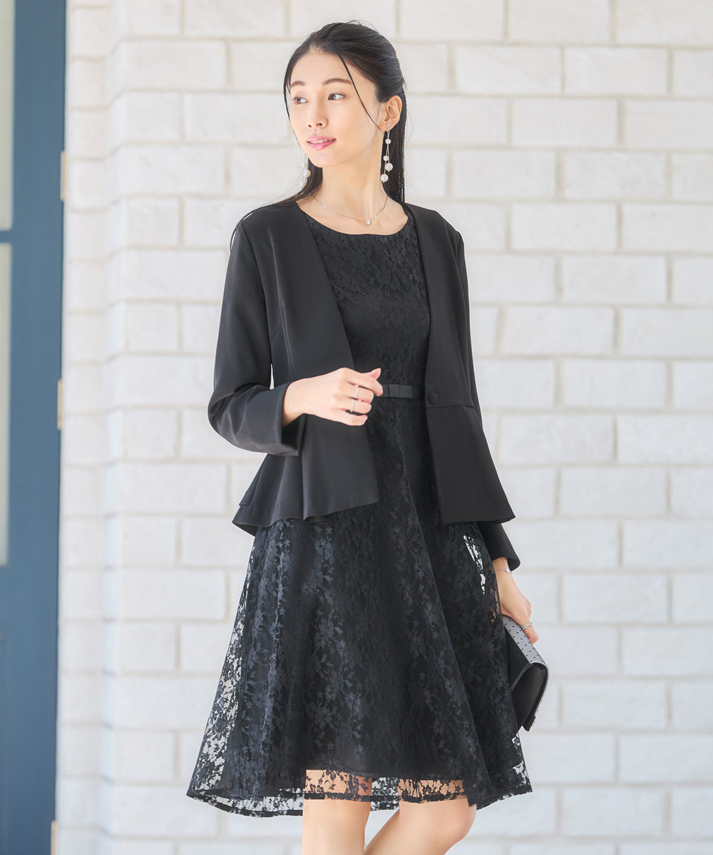 ワンピーススーツセットアップ SALE] ワンピーススーツセットアップパイピングデザインセレモニー